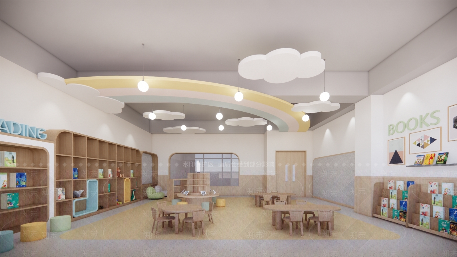 幼儿园内部SU模型精品下载_SketchUp模型_知末网