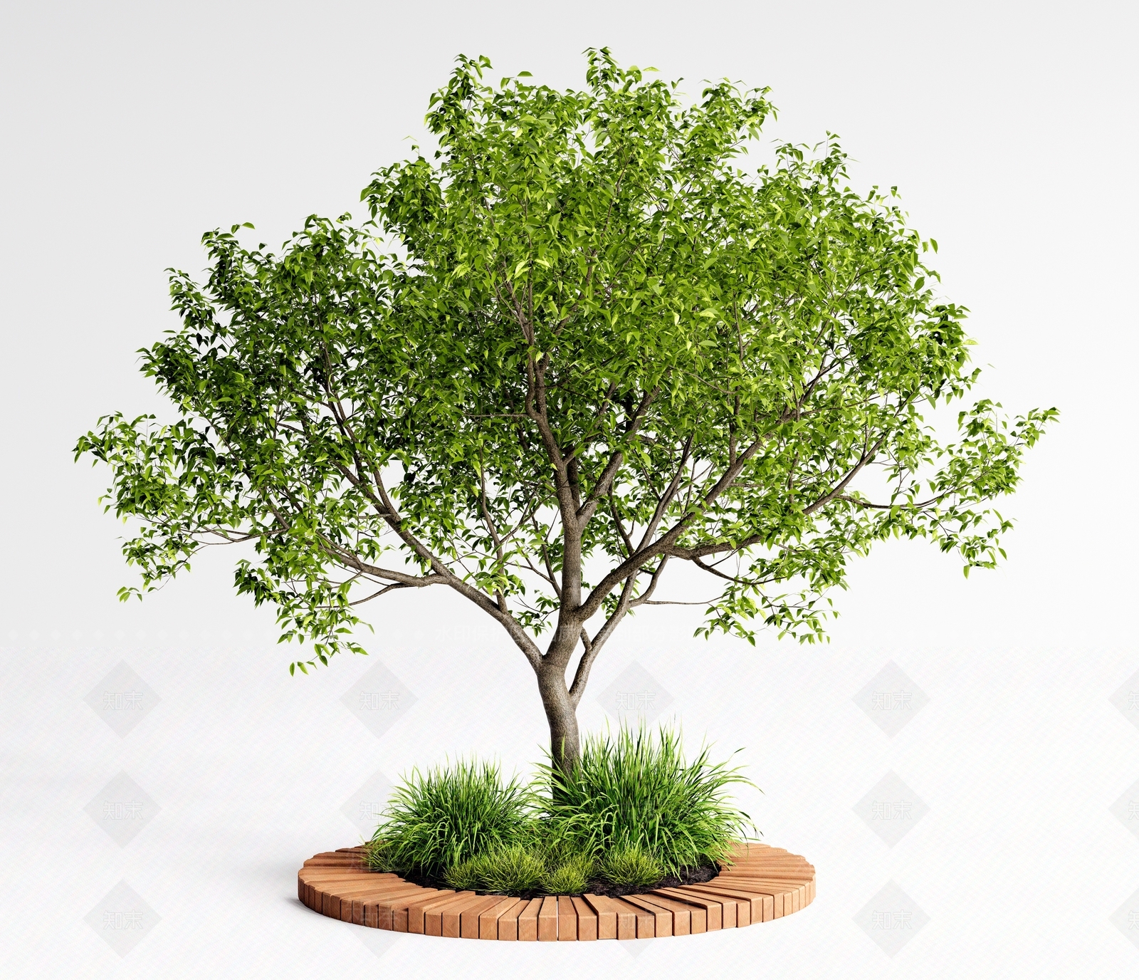 现代树池3D模型下载【ID:1115247902】