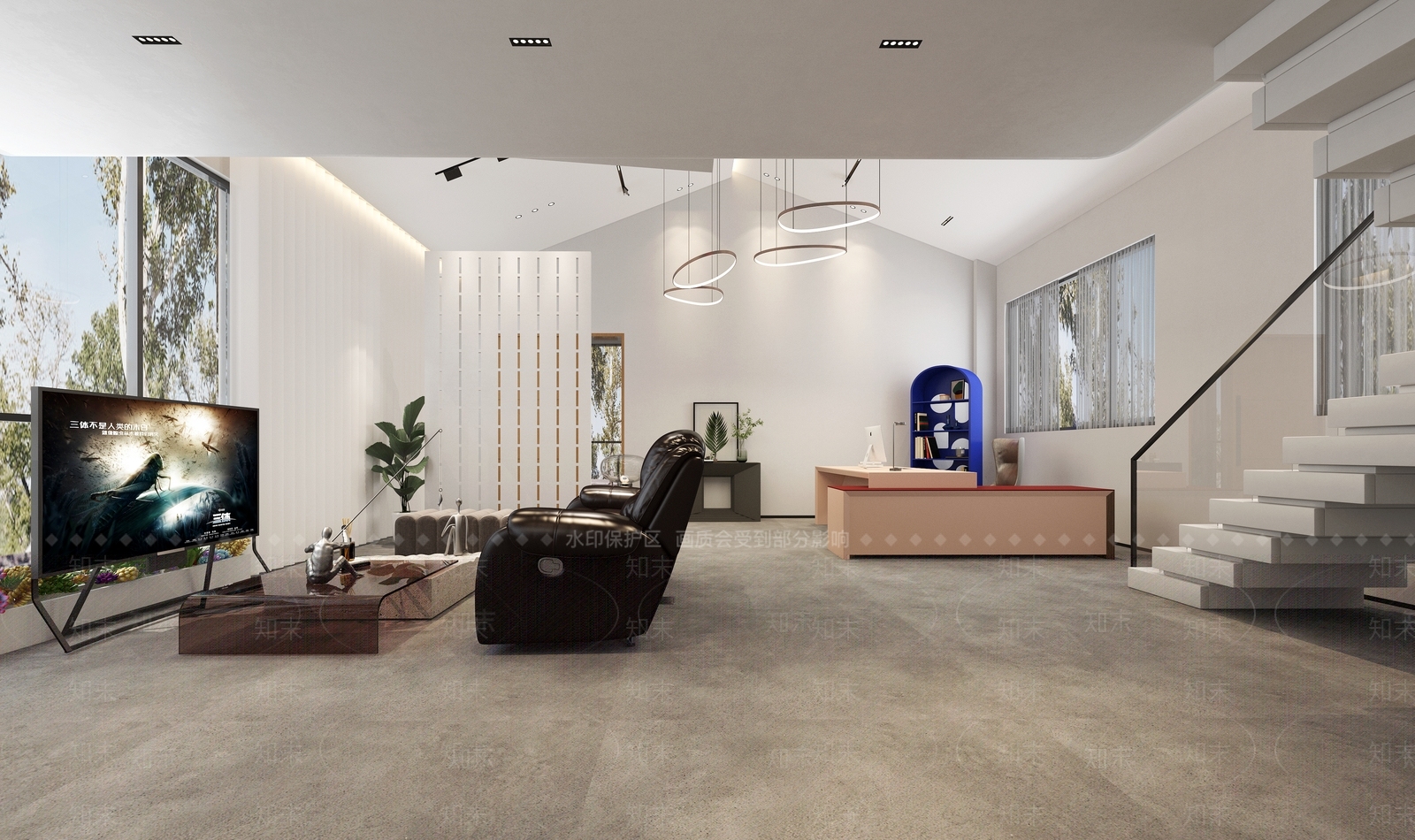 现代公寓设计3D模型下载【ID:1115272784】