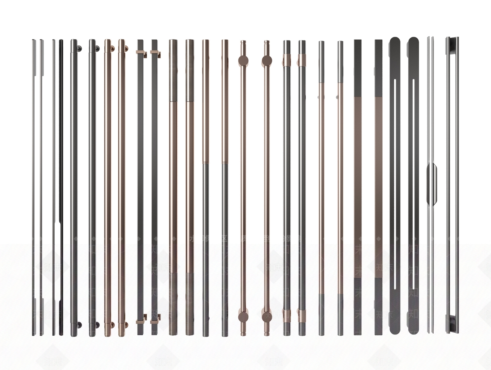 现代柜门把手3D模型下载【ID:1115274408】