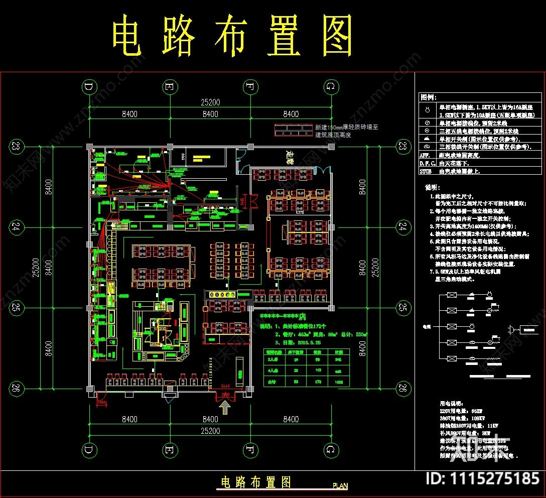 厨房设备平面方案cad施工图下载【ID:1115275185】