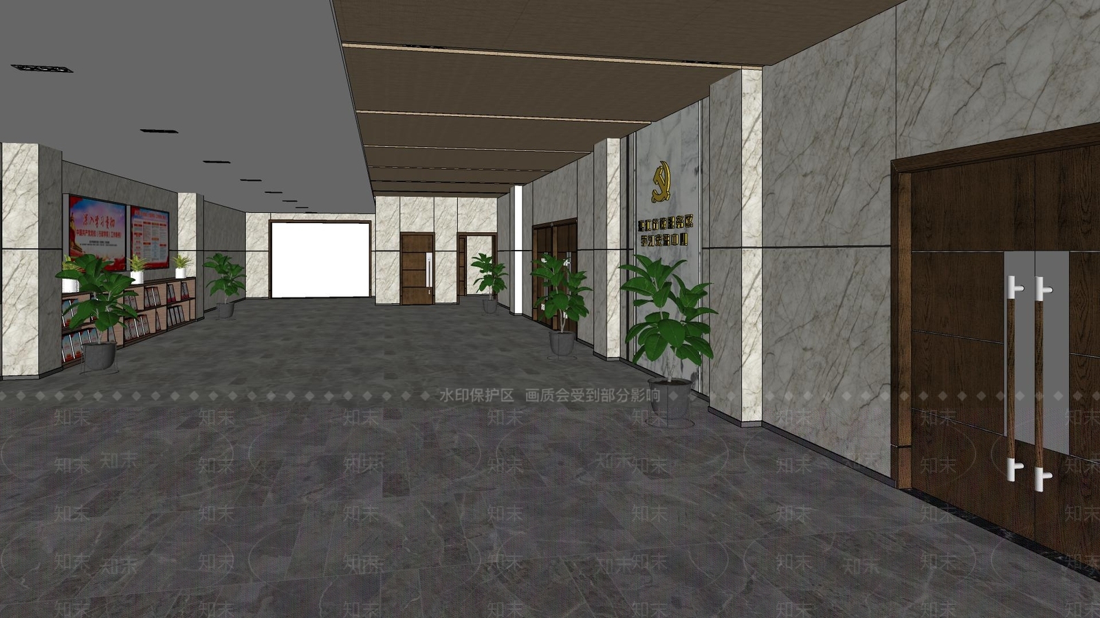 现代报告厅SU模型下载【ID:1115279243】