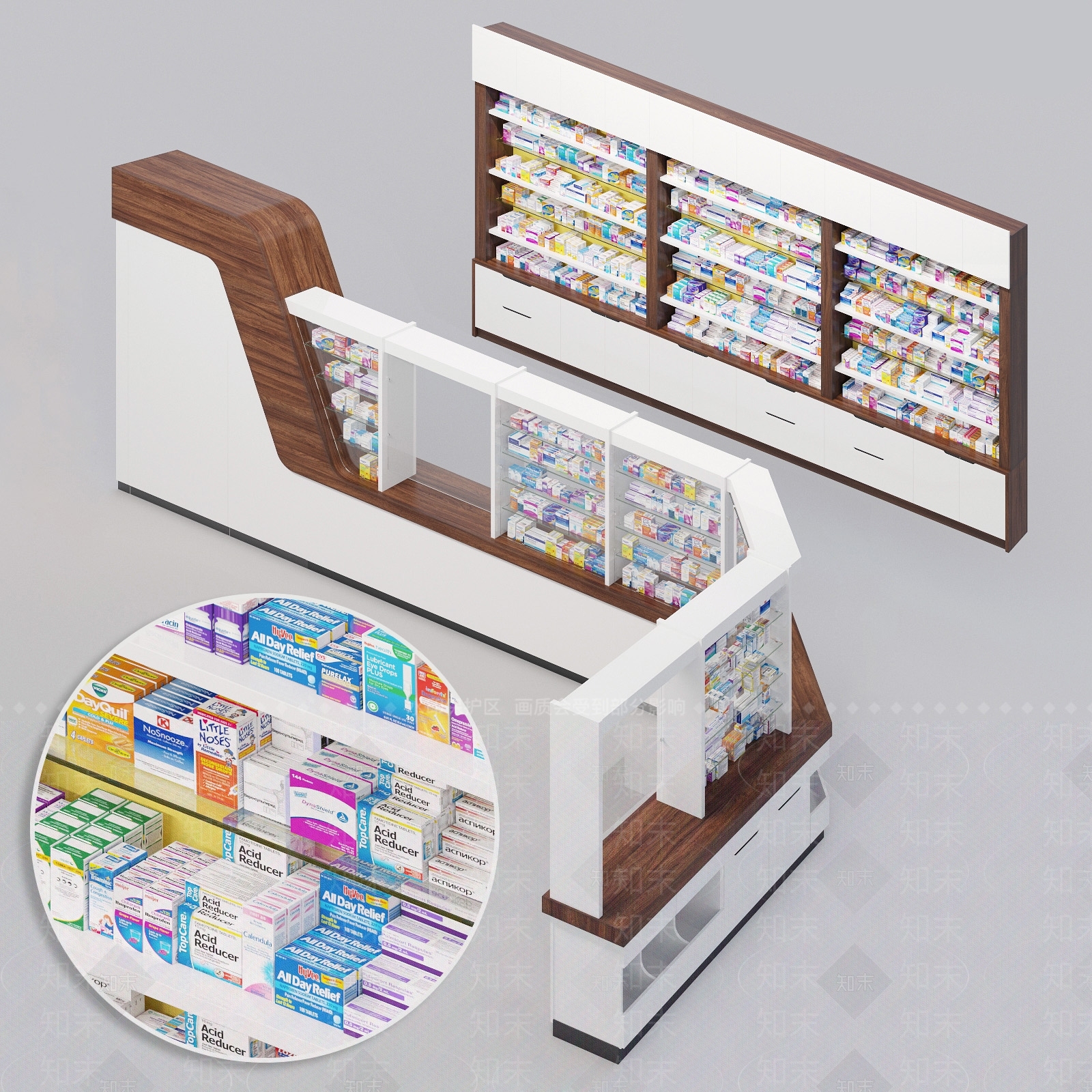 现代货架3D模型下载【ID:1115388418】