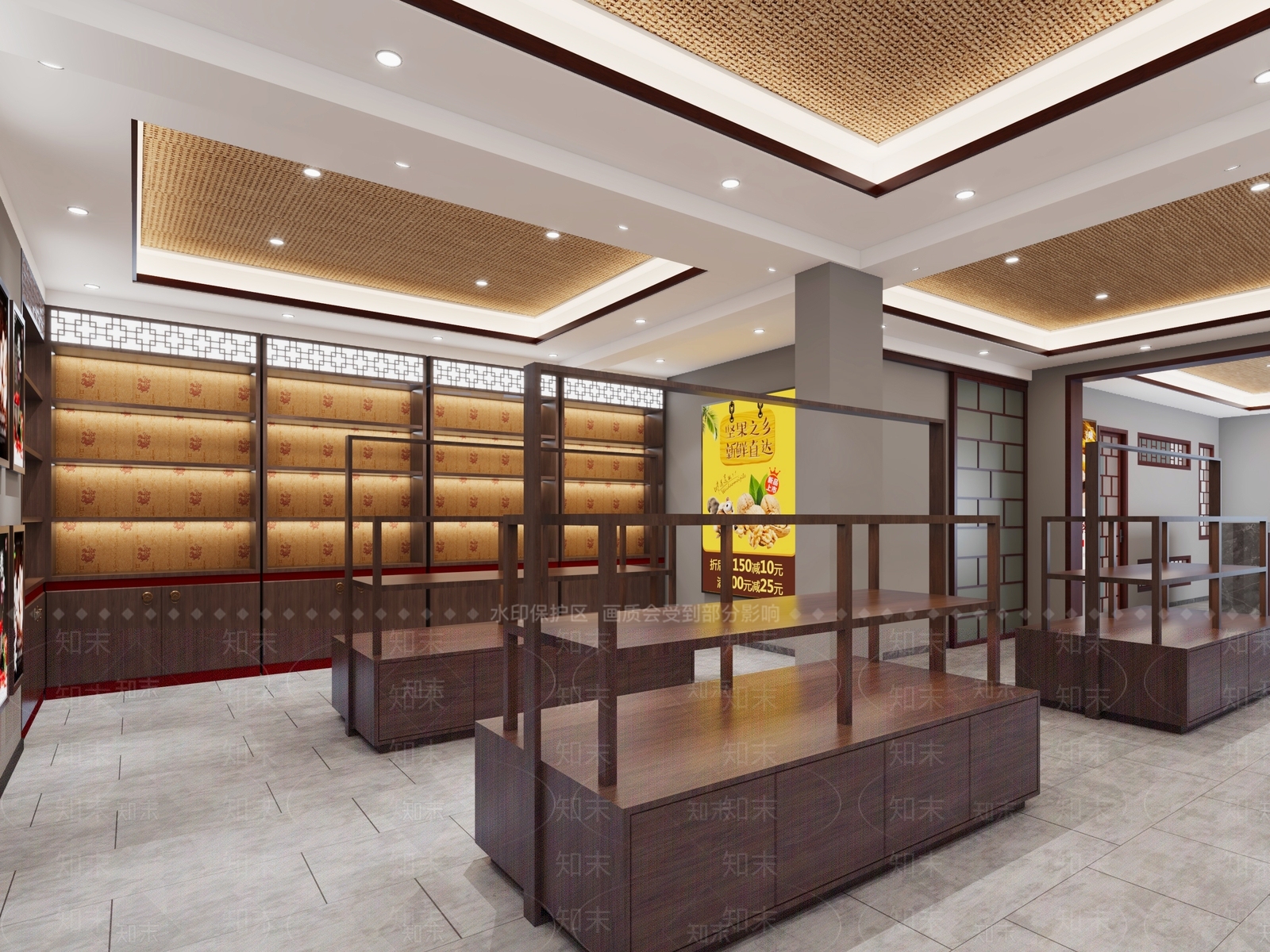中式零食店3D模型下载【ID:1115283666】