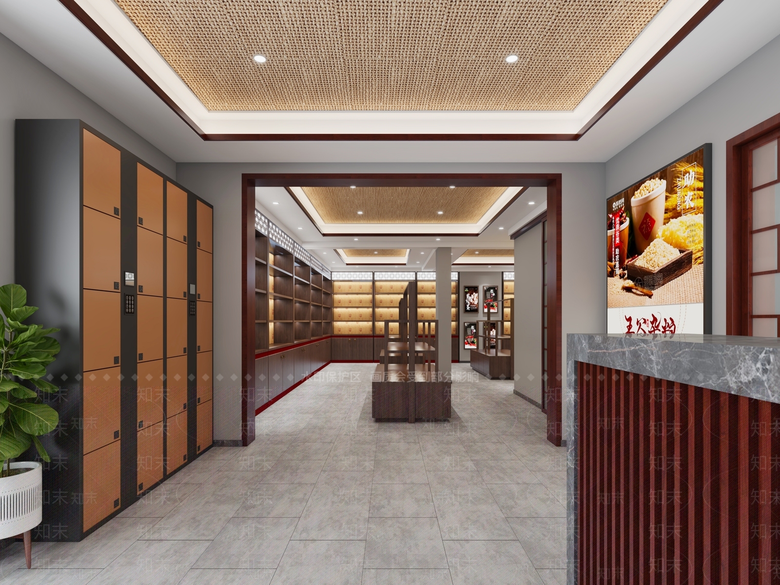 中式零食店3D模型下载【ID:1115283666】