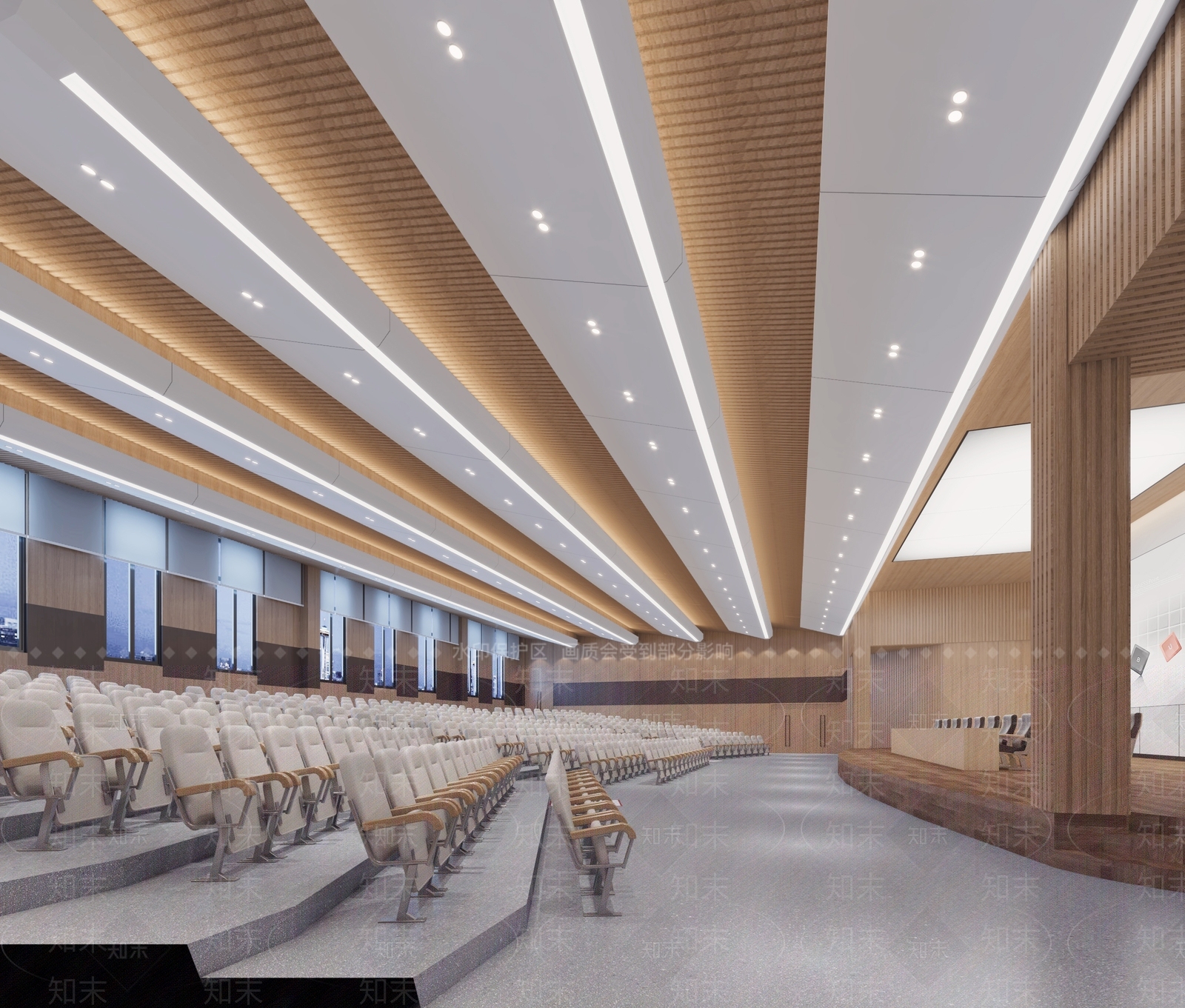现代报告厅3D模型下载【ID:1115283865】