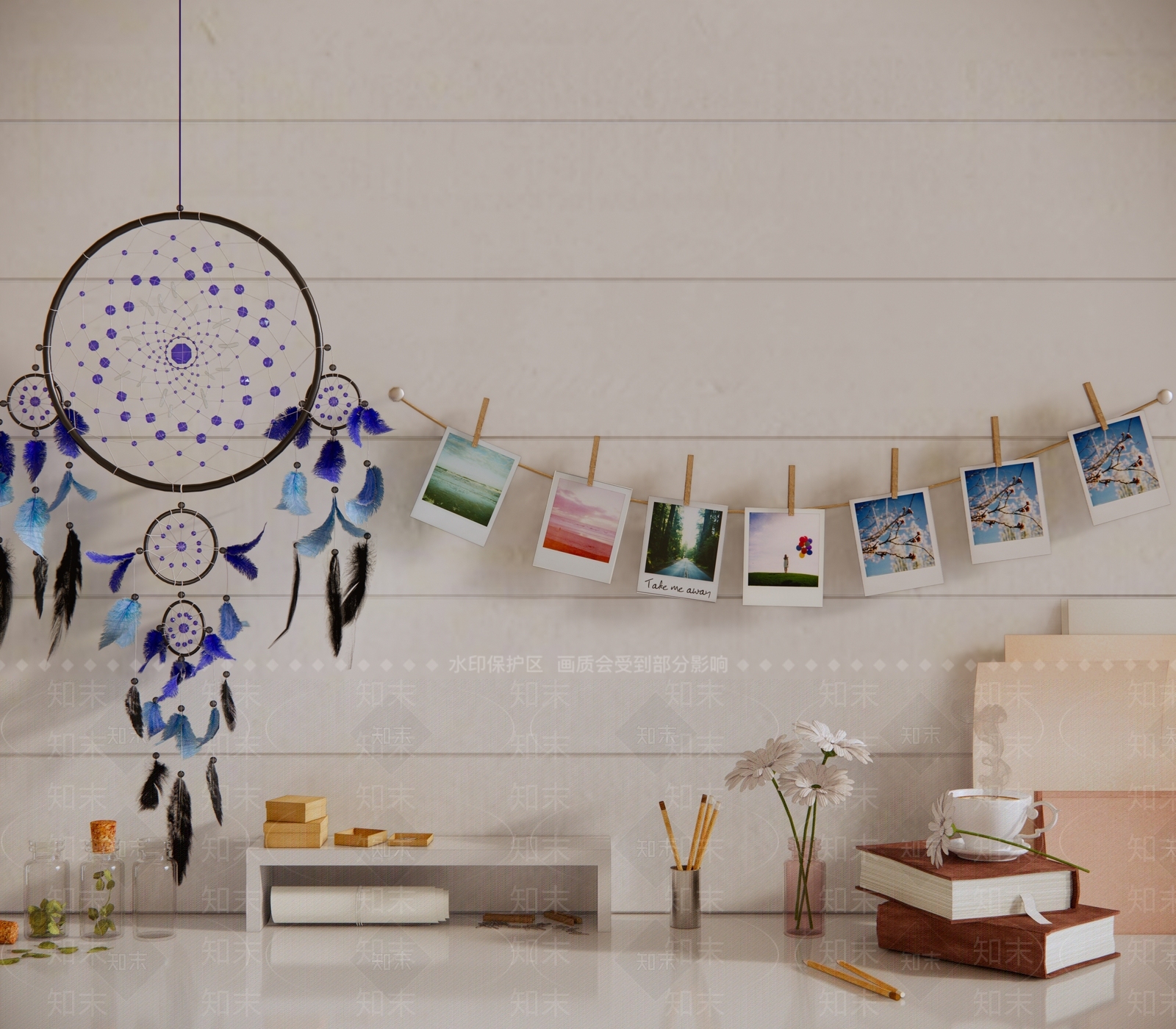 现代风铃SU模型下载【ID:1115303071】