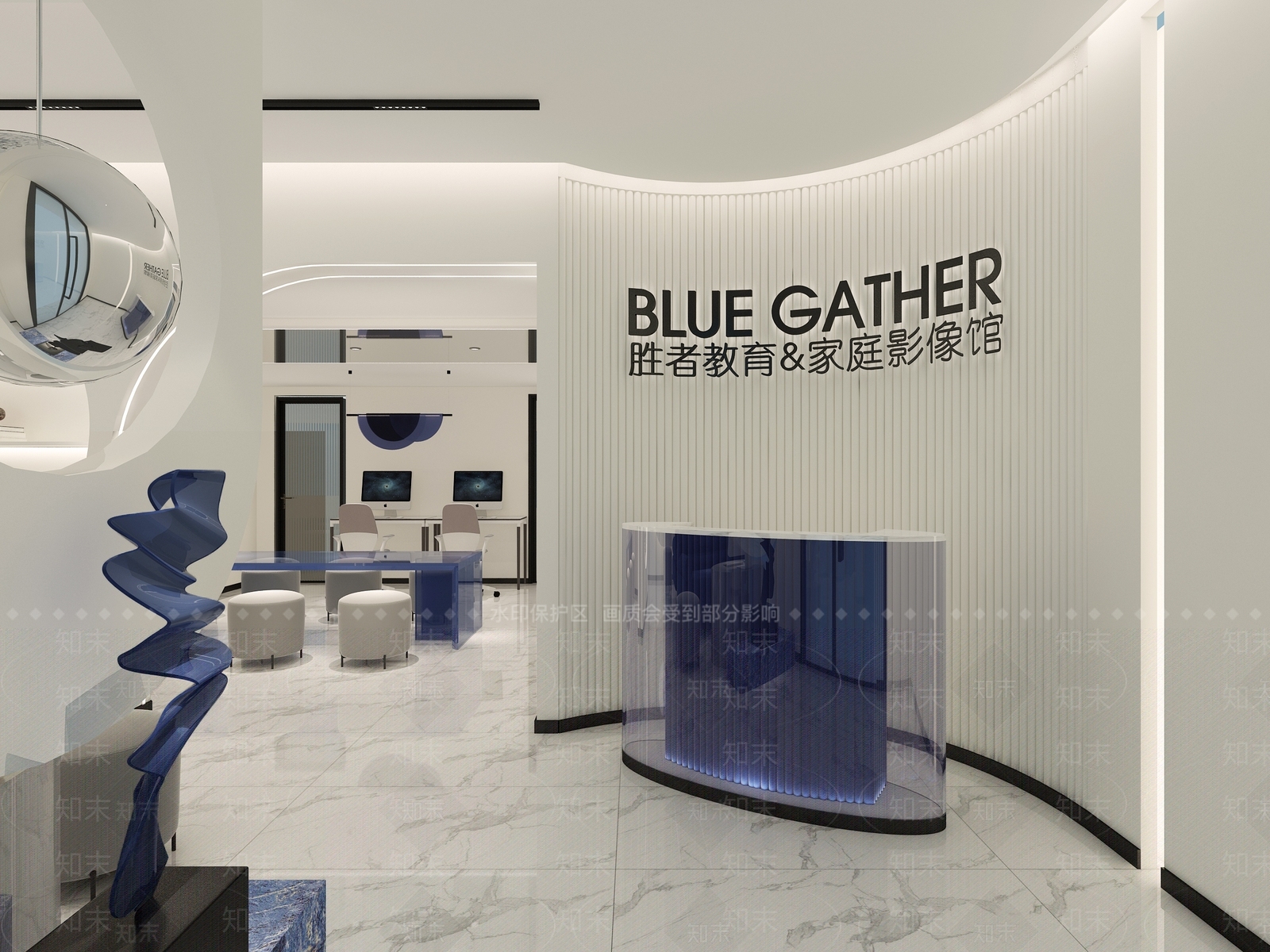 现代摄影店3D模型下载【ID:1115304806】