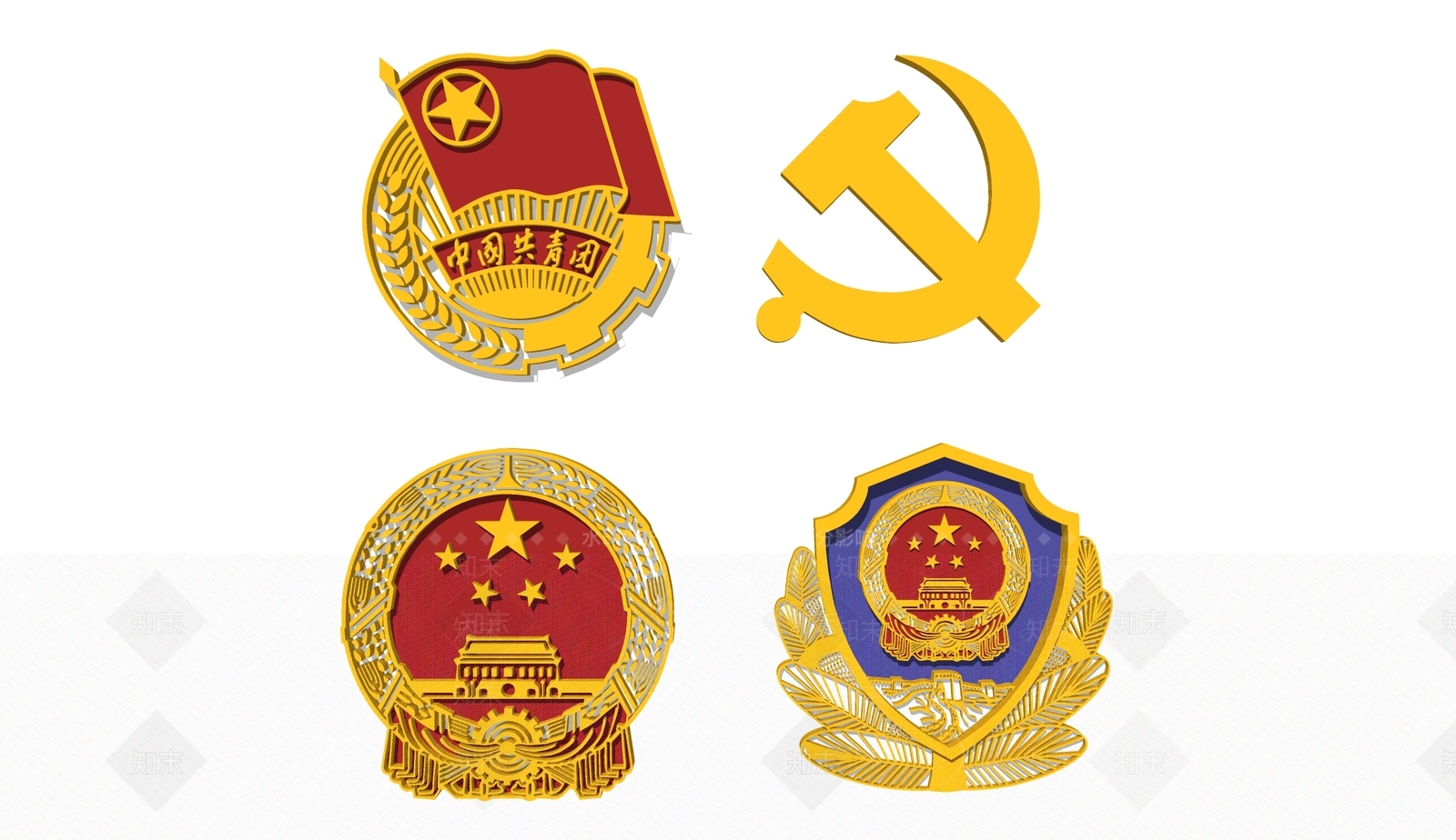 现代国徽SU模型下载【ID:1115307357】