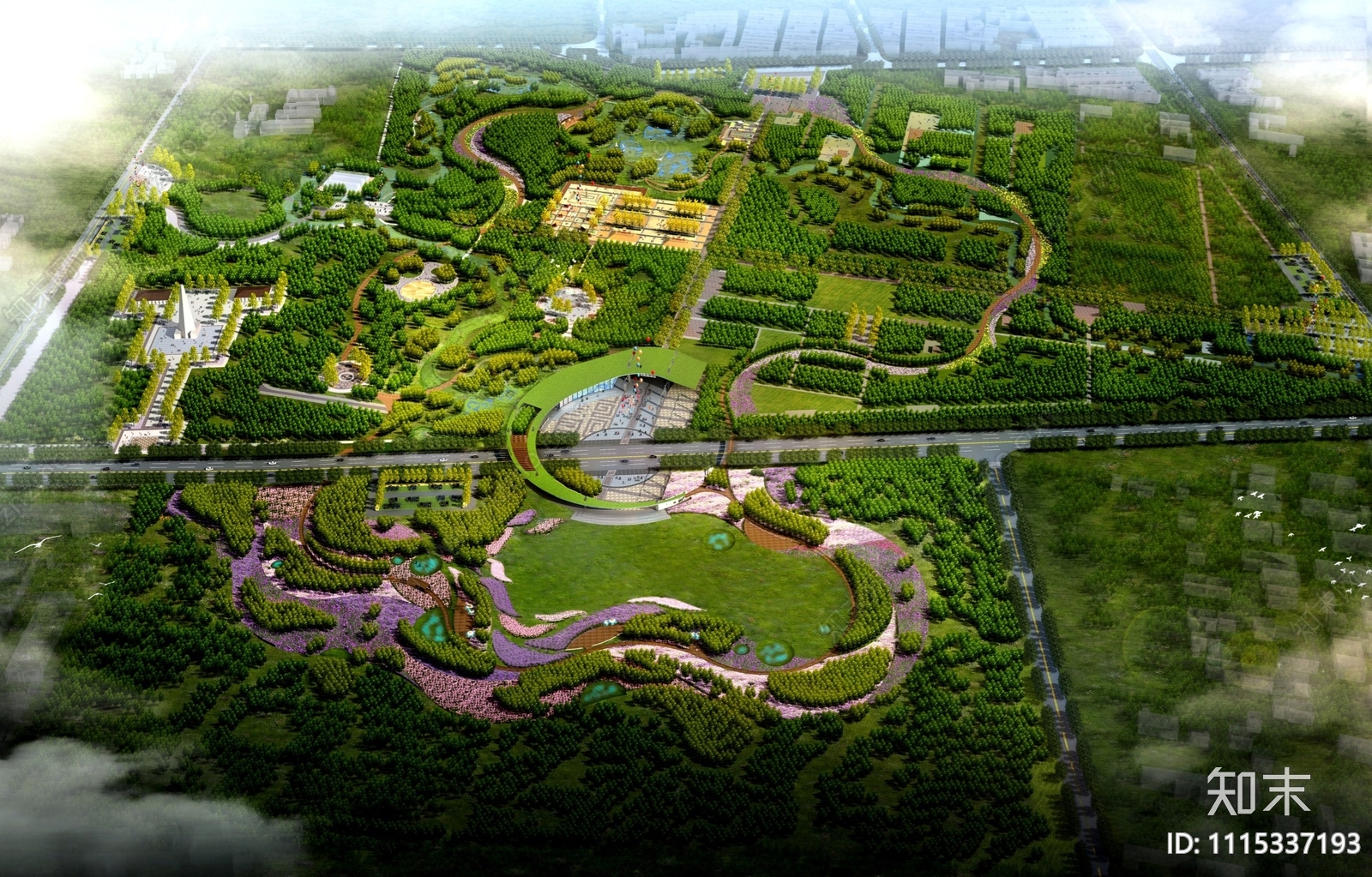 锡林浩特人民公园景观概念设计方案文本下载【ID:1115337193】