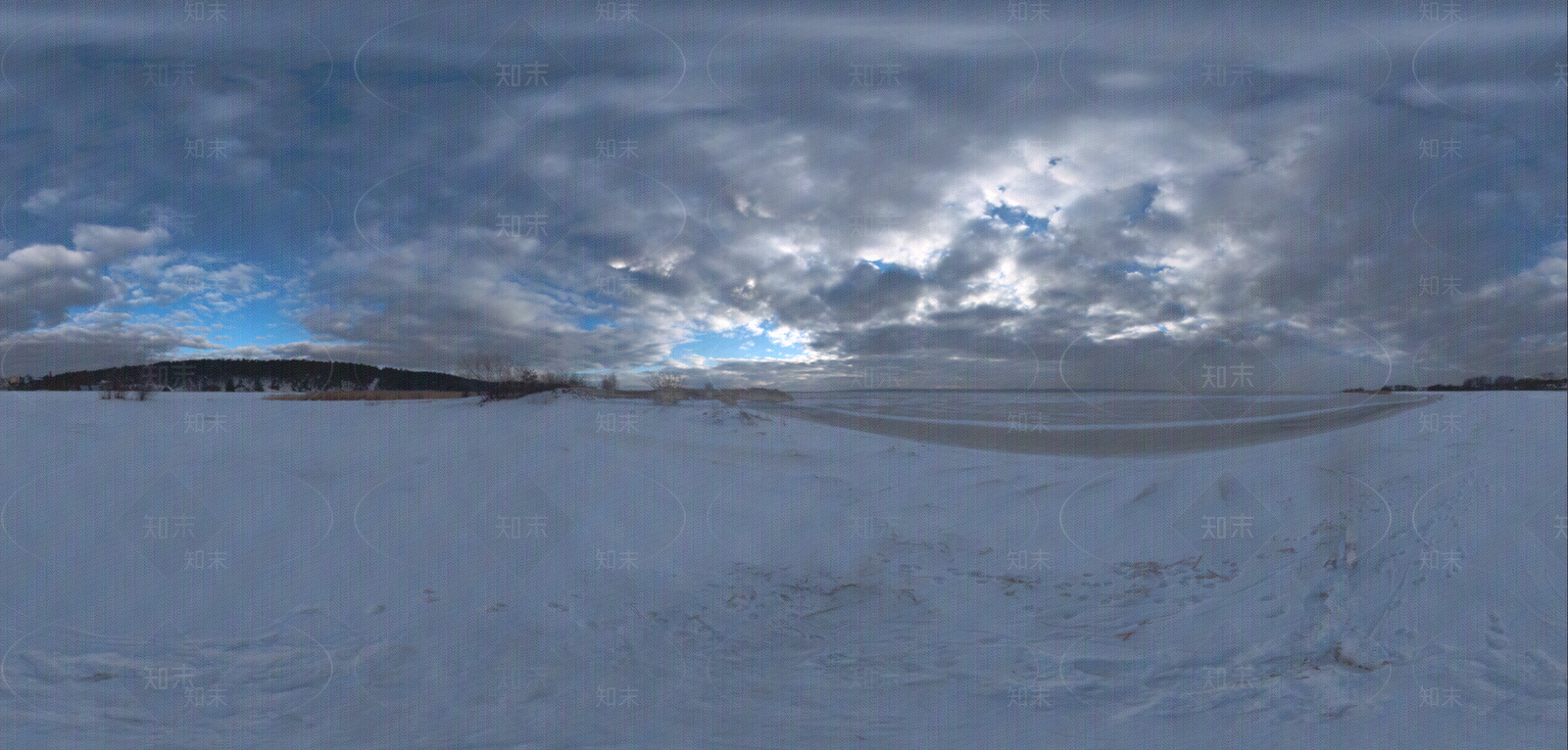 hdr天空雪地云贴图下载【ID:1115340913】