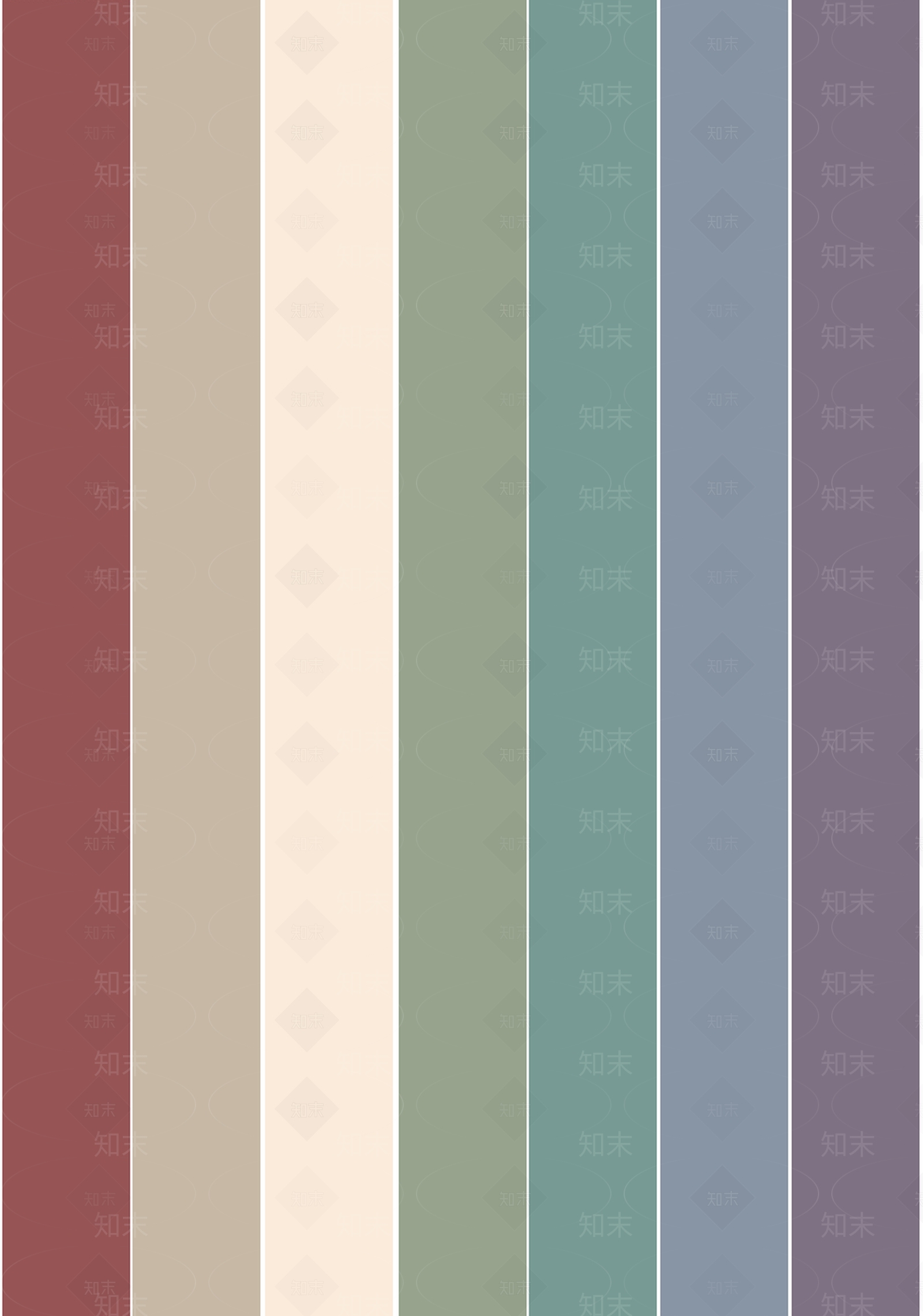 莫兰迪色彩虹条纹壁纸贴图下载【ID:1115344849】