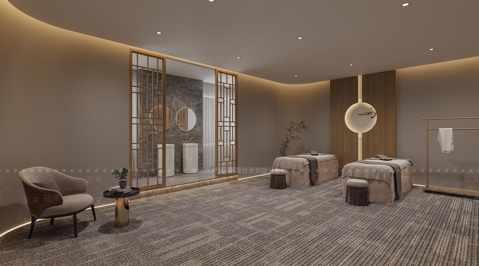 新中式美容3D模型下载【ID:1115351058】