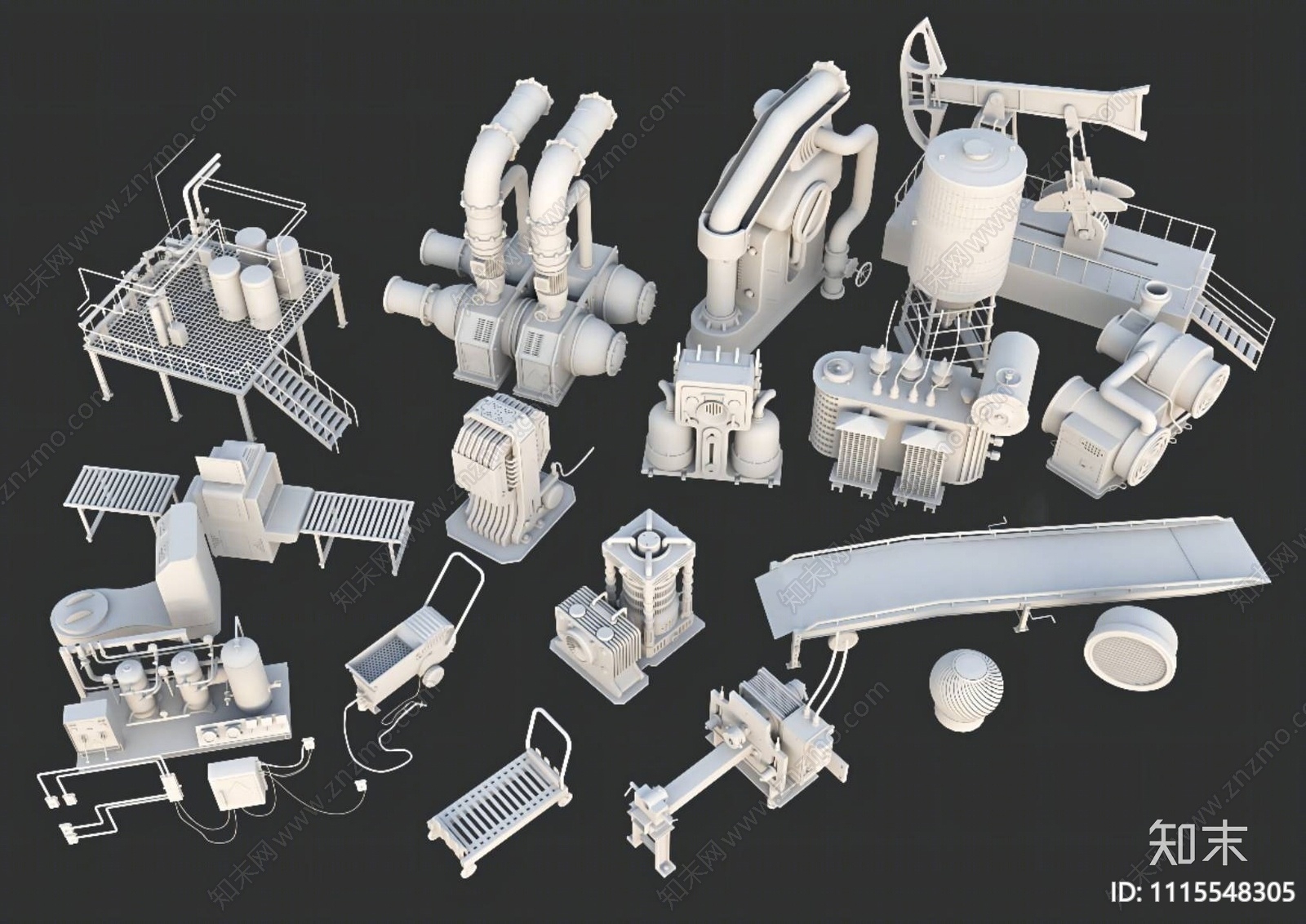 工业设备3D模型下载【ID:1115548305】