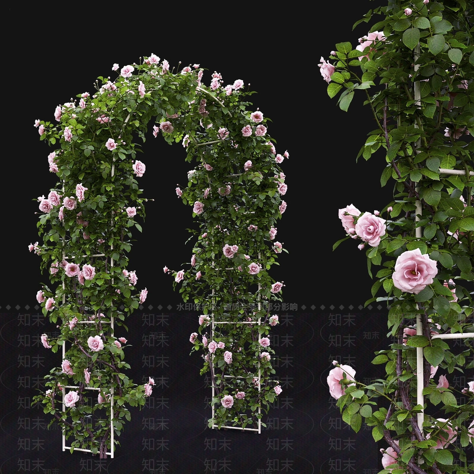 现代花架3D模型下载【ID:1115383501】