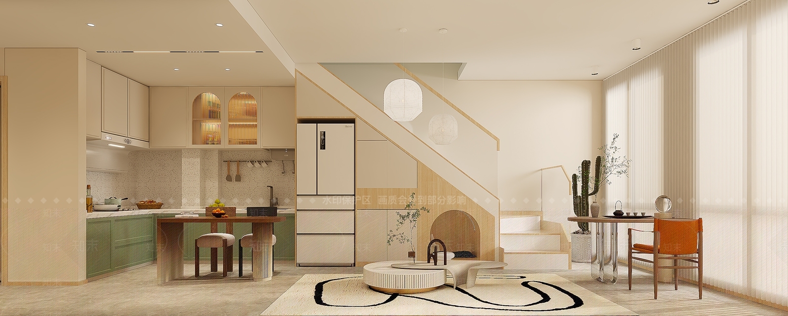 北欧公寓3D模型下载【ID:1115400627】