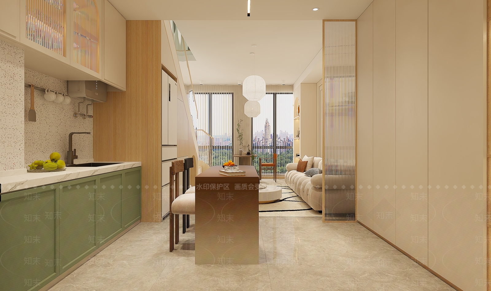 北欧公寓3D模型下载【ID:1115400627】