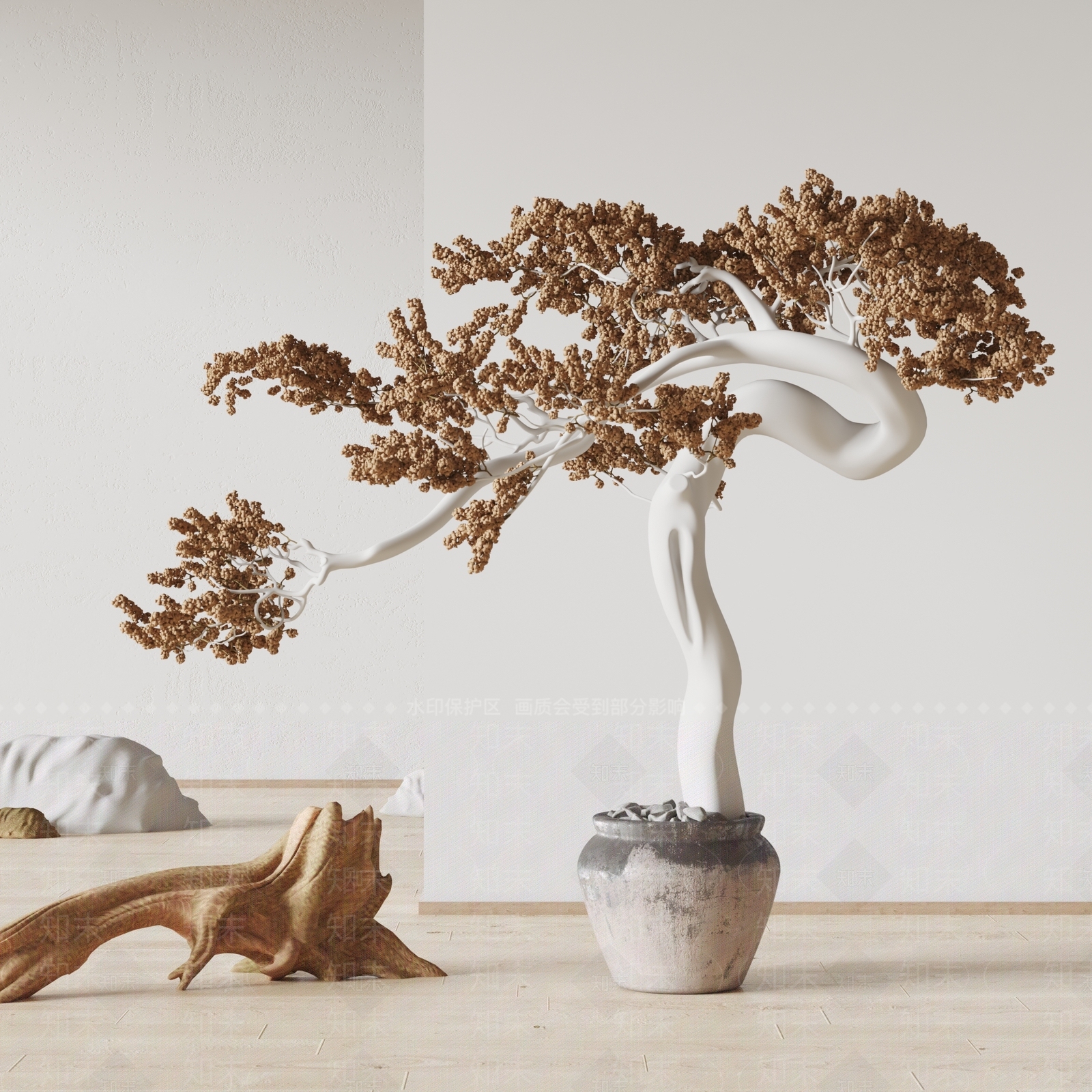 盆栽盆景3D模型下载【ID:1115412068】