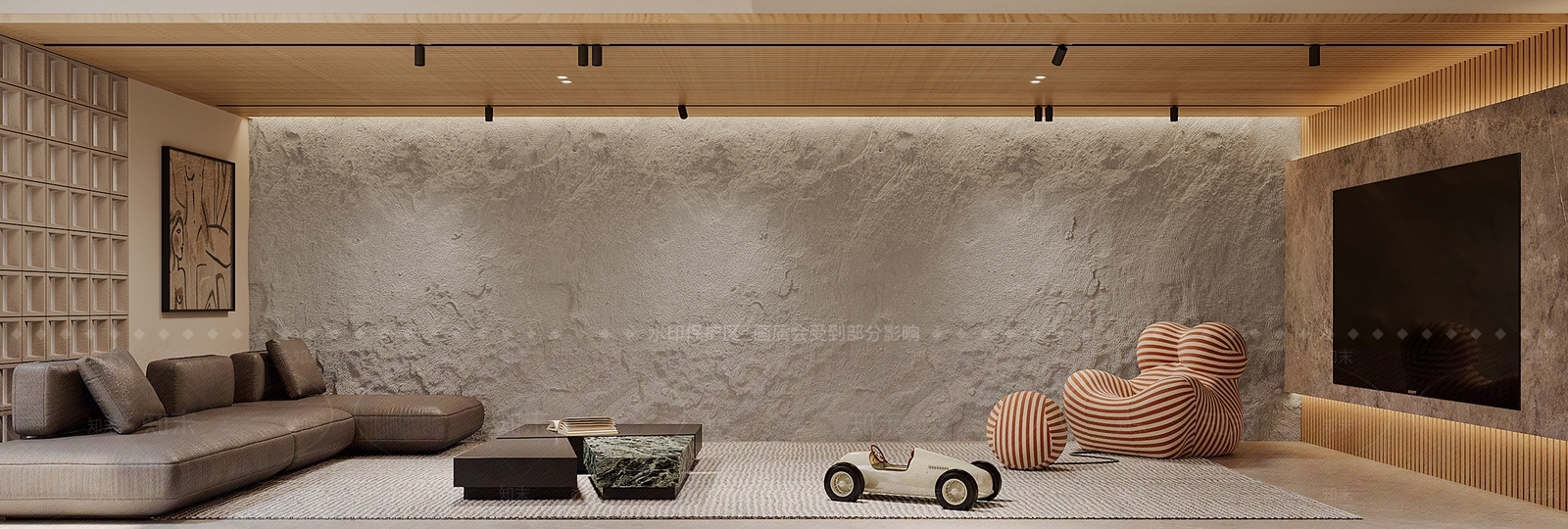 现代影视厅3D模型下载【ID:1115429437】