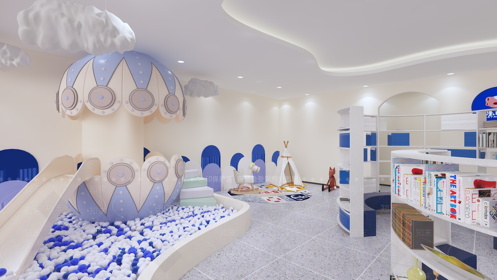 现代奶茶店3D模型下载【ID:1115434483】