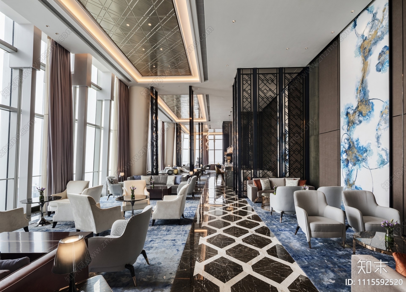 HBA南宁龙光那莲酒店效果图施工图下载【ID:1115592520】