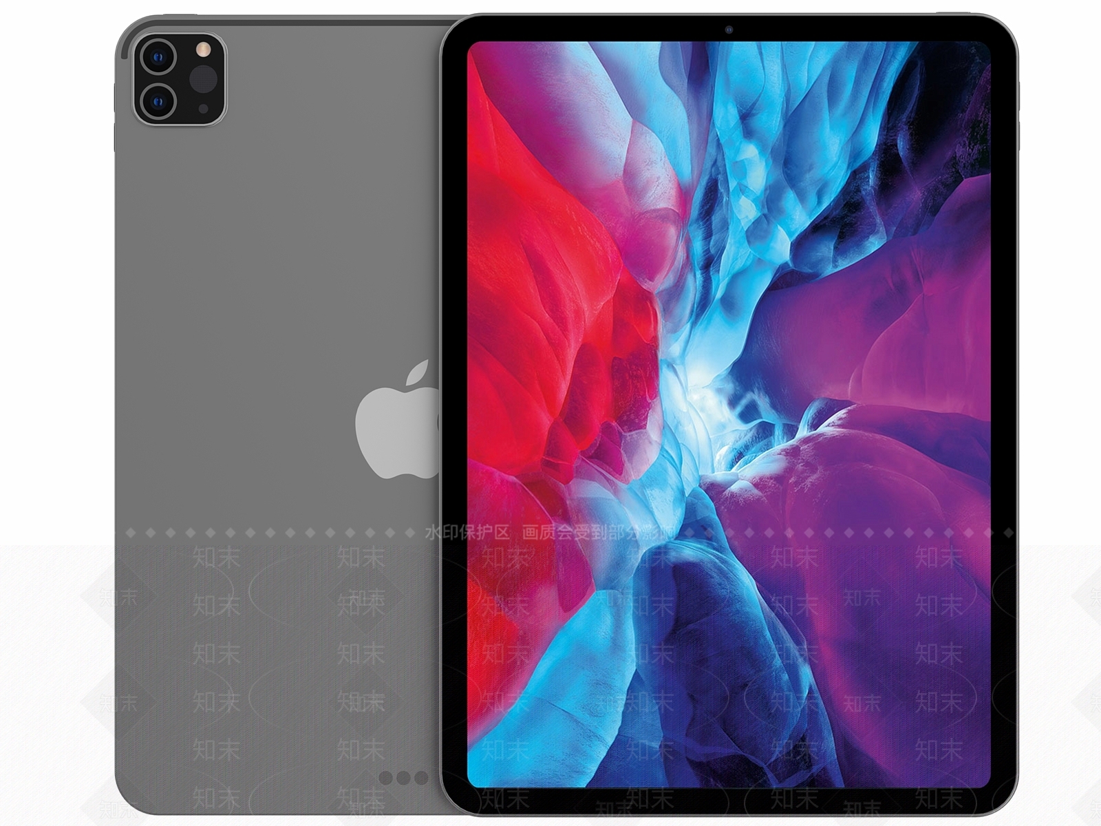 苹果平板电脑3D模型下载【ID:1115471874】