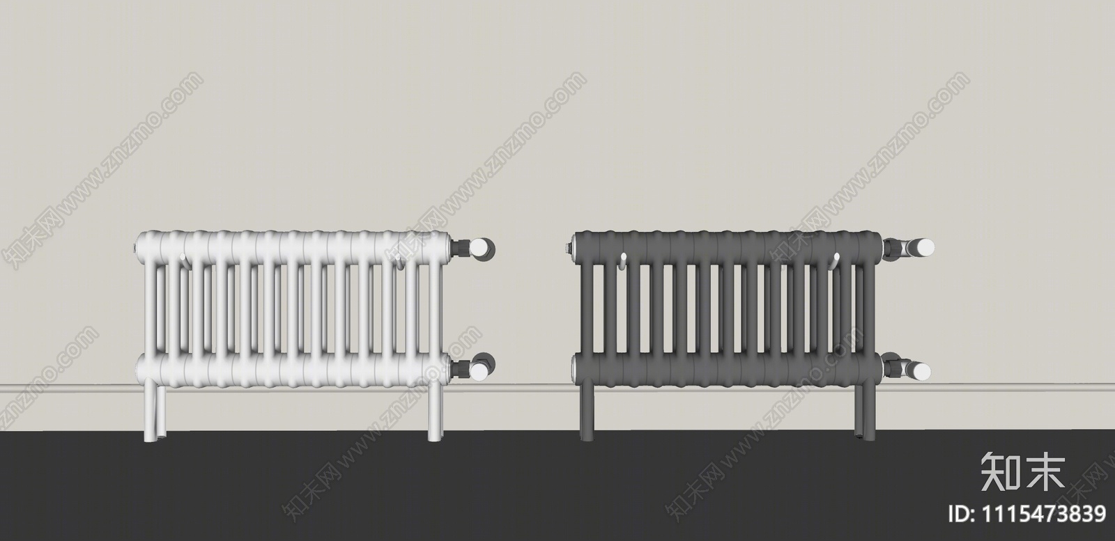 现代暖气片SU模型下载【ID:1115473839】