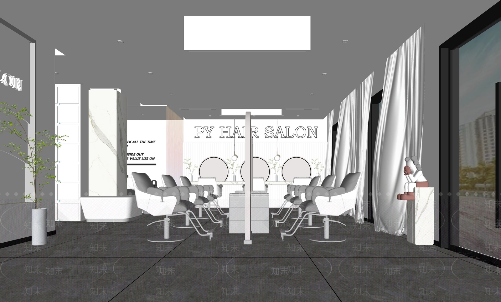 现代理发店SU模型下载【ID:1115484337】