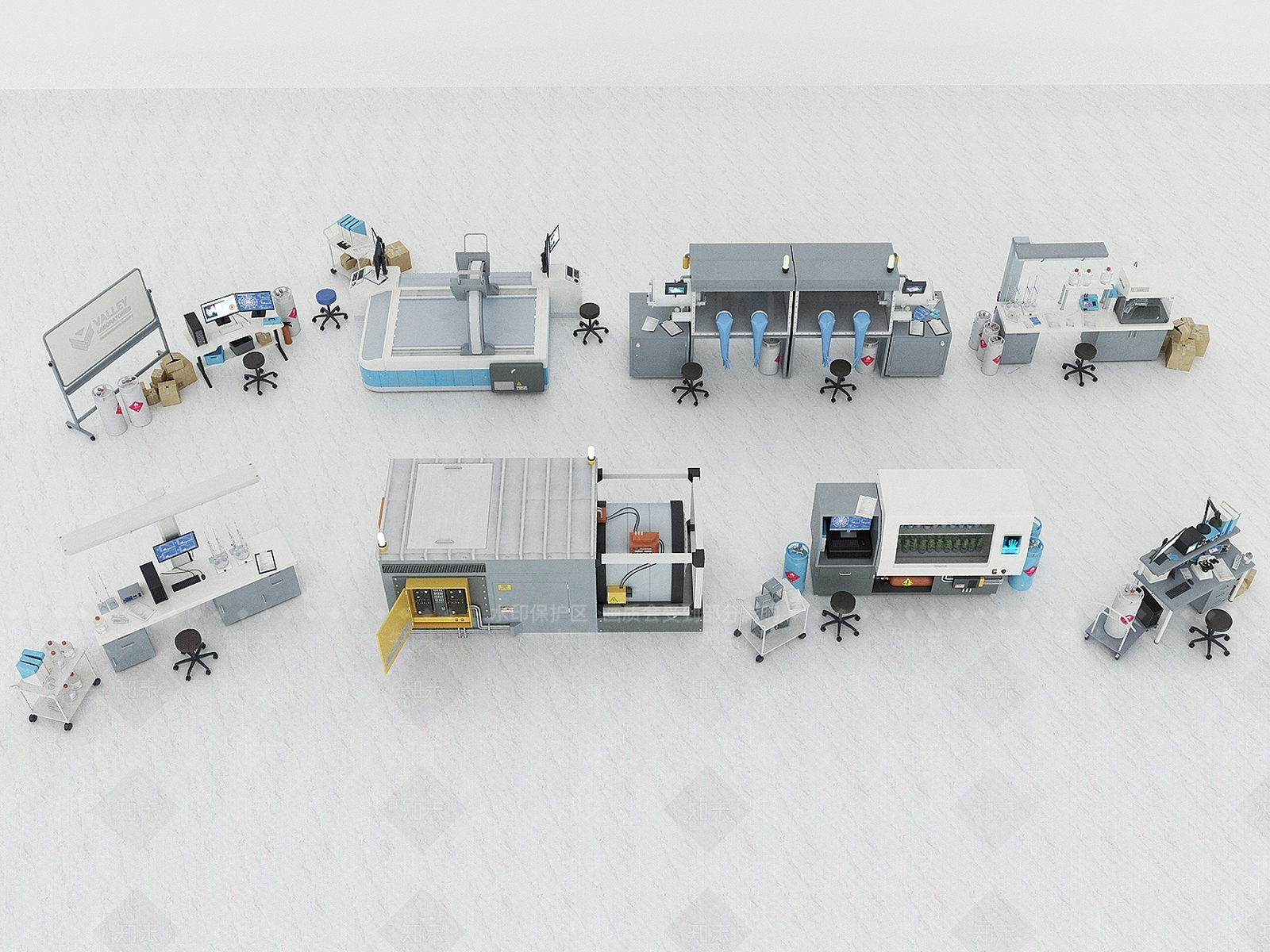 现代医疗器械3D模型下载【ID:1115502127】