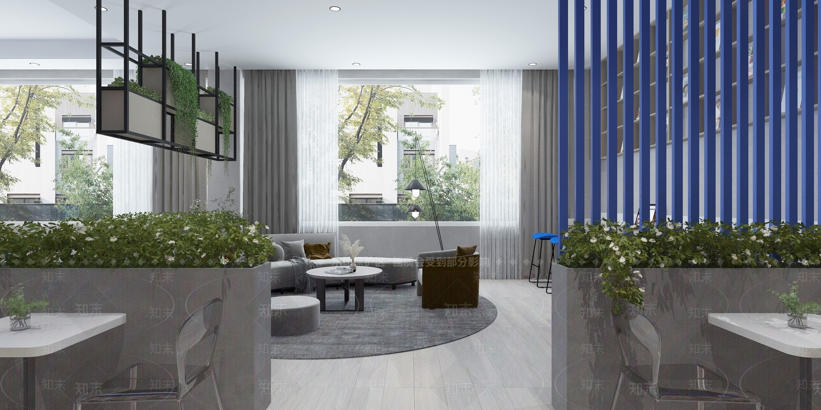 现代书店阅读室3D模型下载【ID:1115509578】