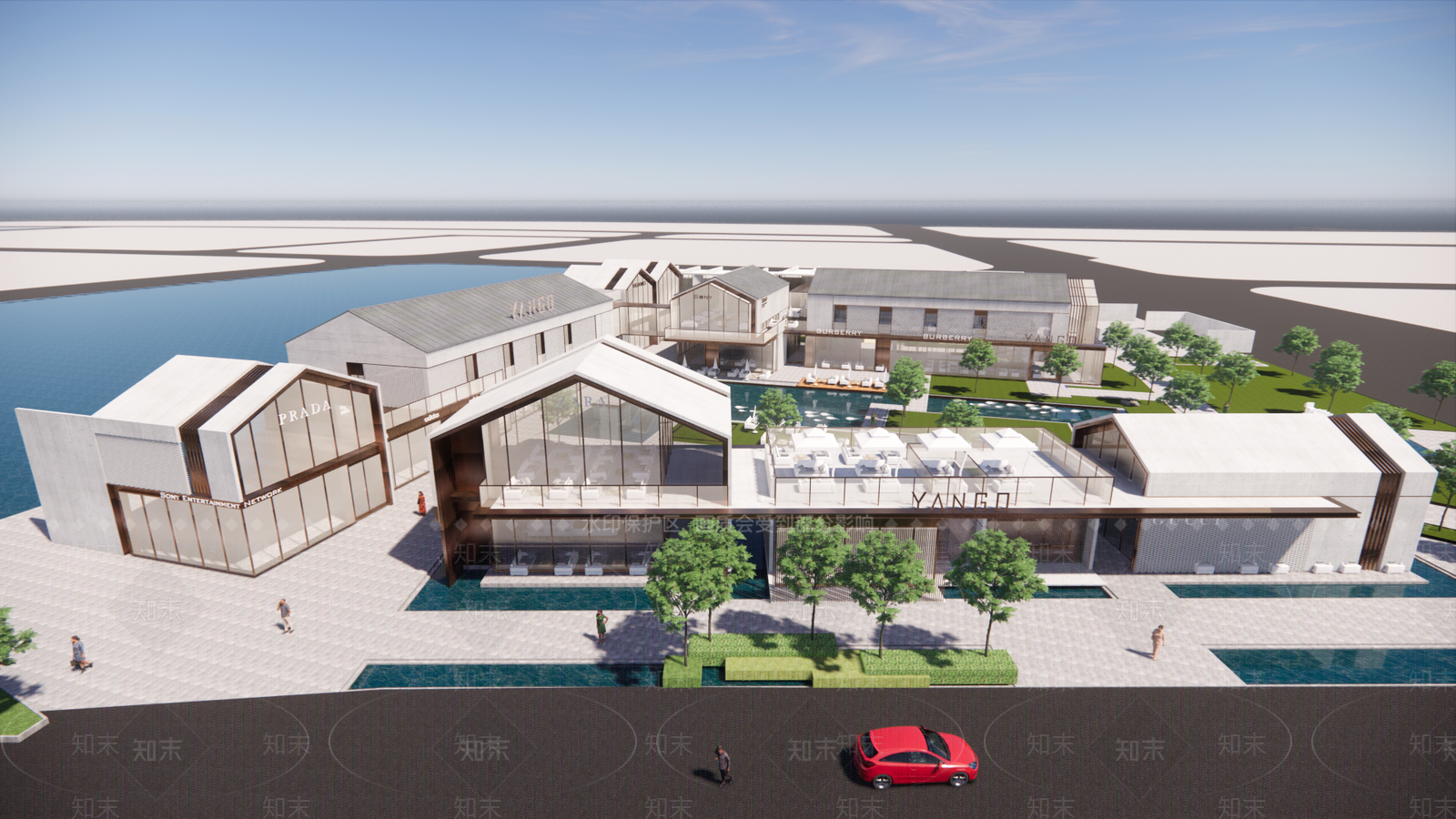 民宿建筑SU模型精品下载_SketchUp模型_知末网
