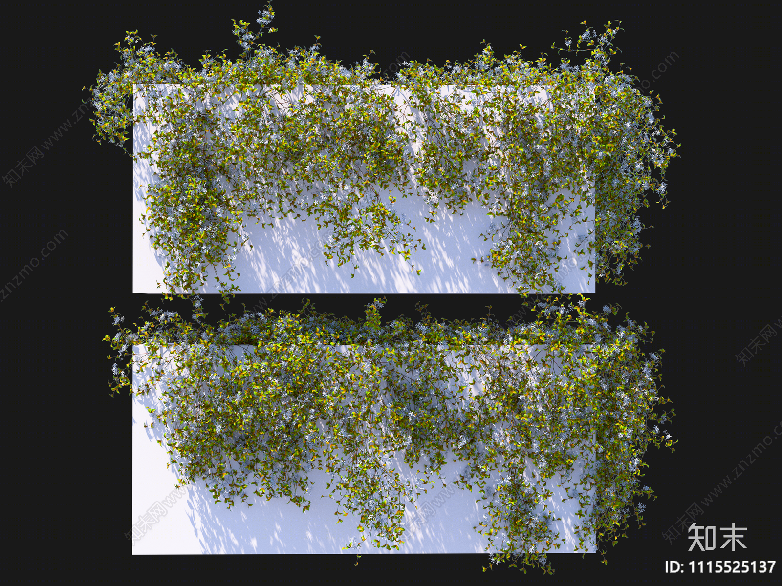 现代爬藤植物SU模型下载【ID:1115525137】