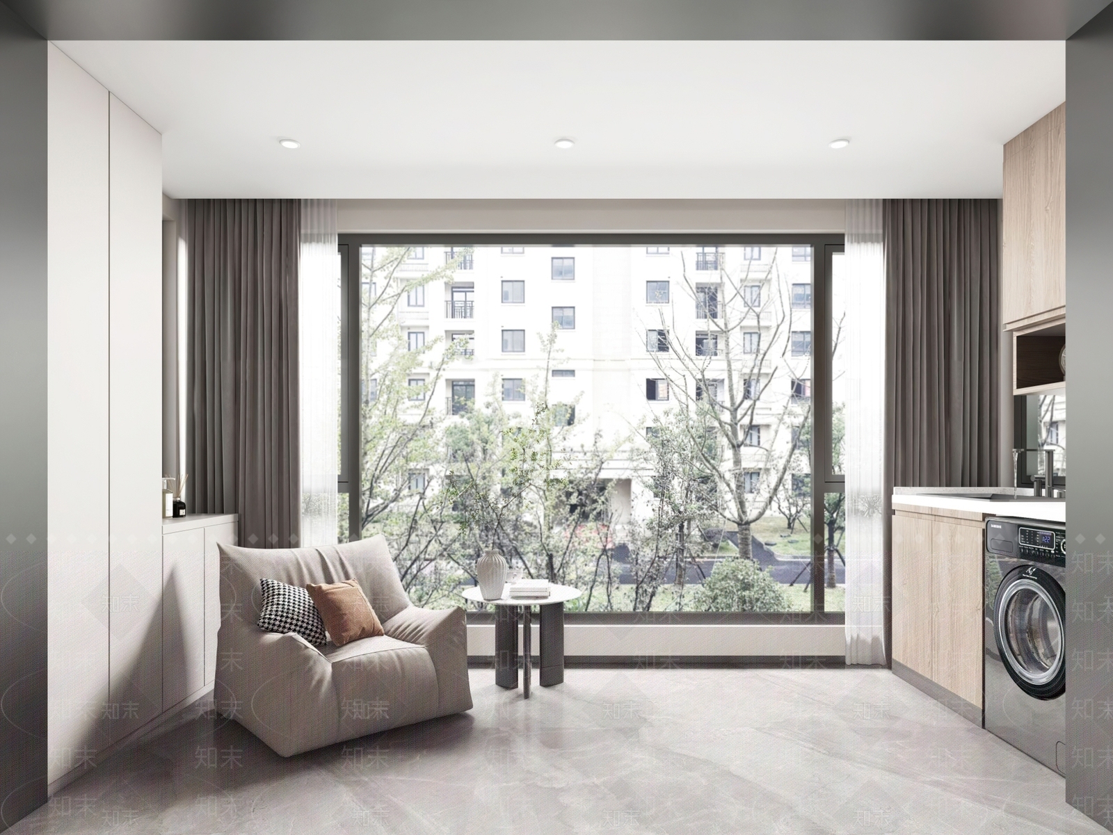 现代家居阳台3D模型下载【ID:1118187462】