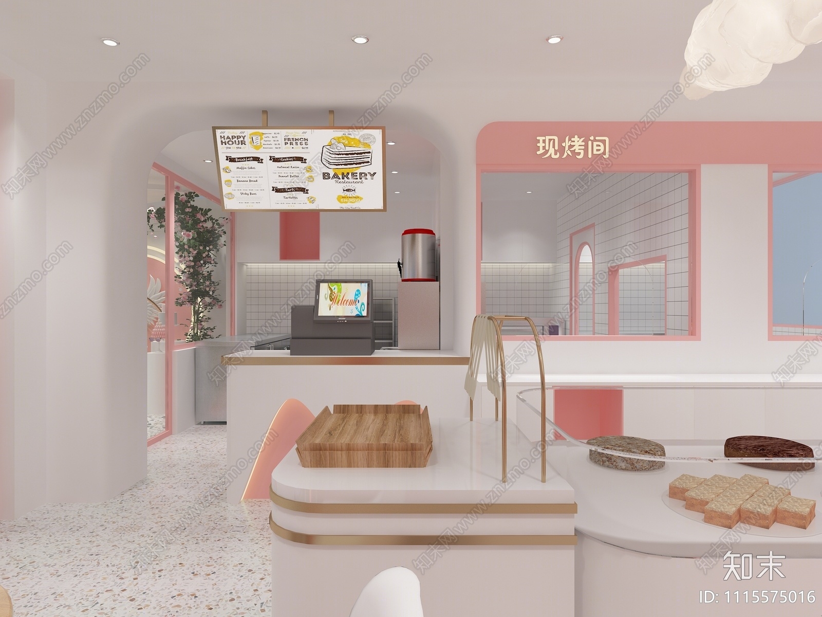 现代面包店3D模型下载【ID:1115575016】