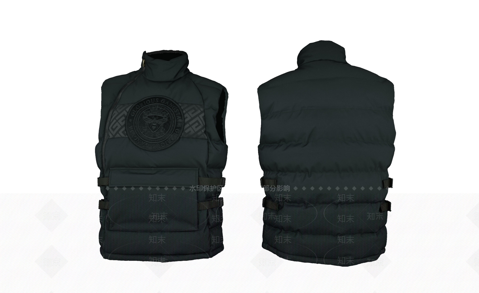 现代羽绒服SU模型下载【ID:1115594838】