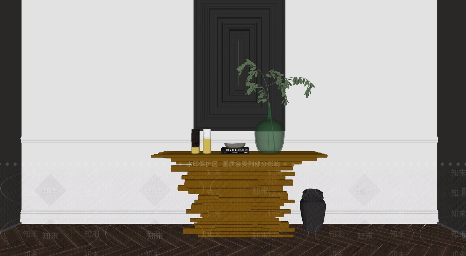 现代端景台SU模型下载【ID:1115634687】
