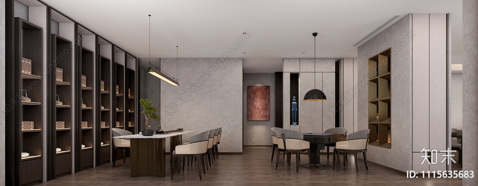 酒店VIP包厢施工图施工图下载【ID:1115635683】