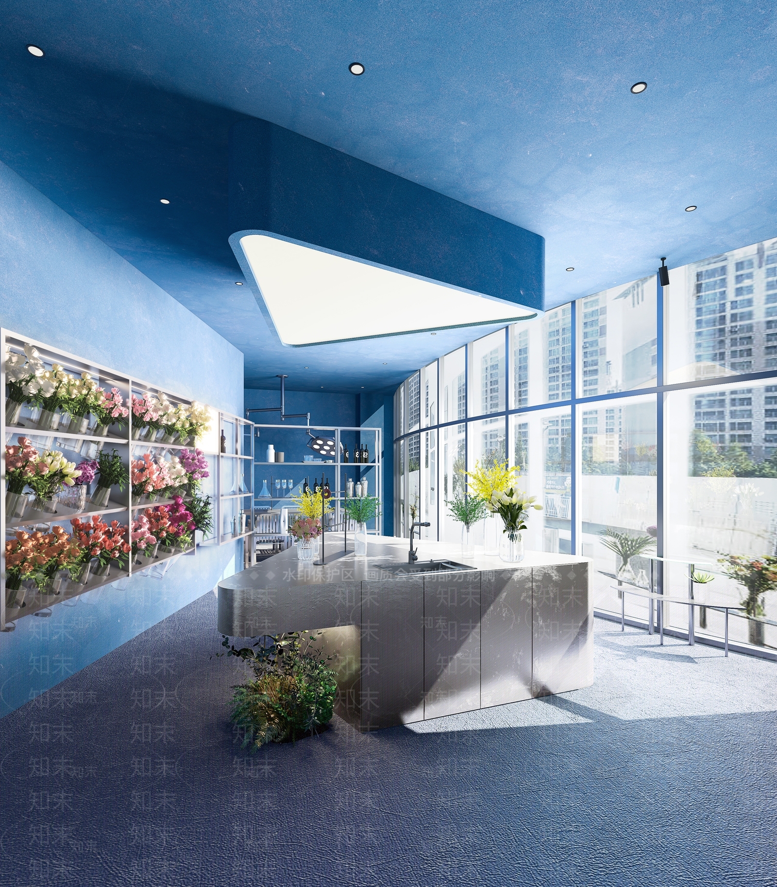 【3D悬赏模型】Plainoddity设计现代风格花店3D模型下载【ID:1115991669】