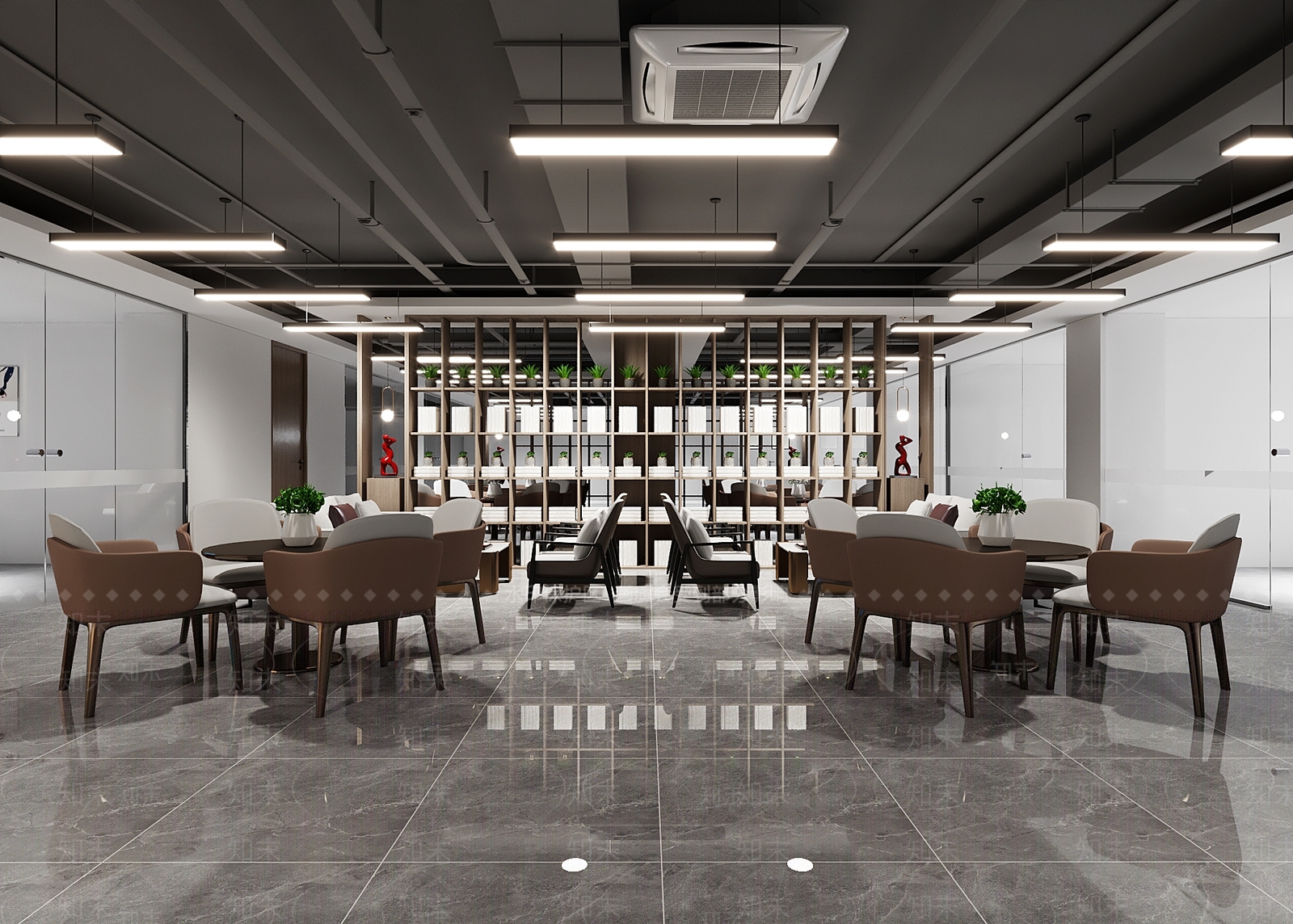 现代休息区3D模型下载【ID:1115645524】
