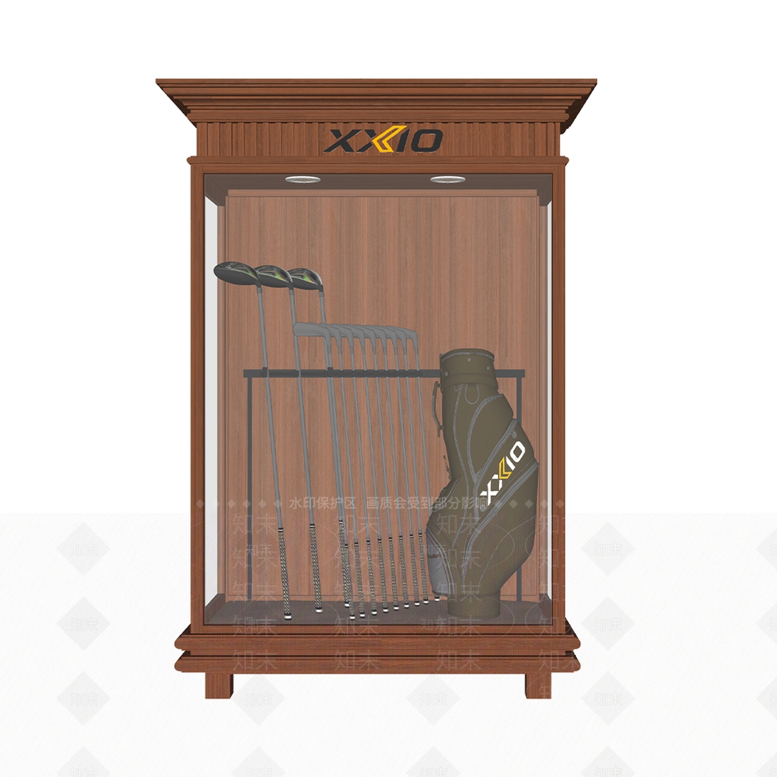 现代高尔夫球杆SU模型下载【ID:1115659440】