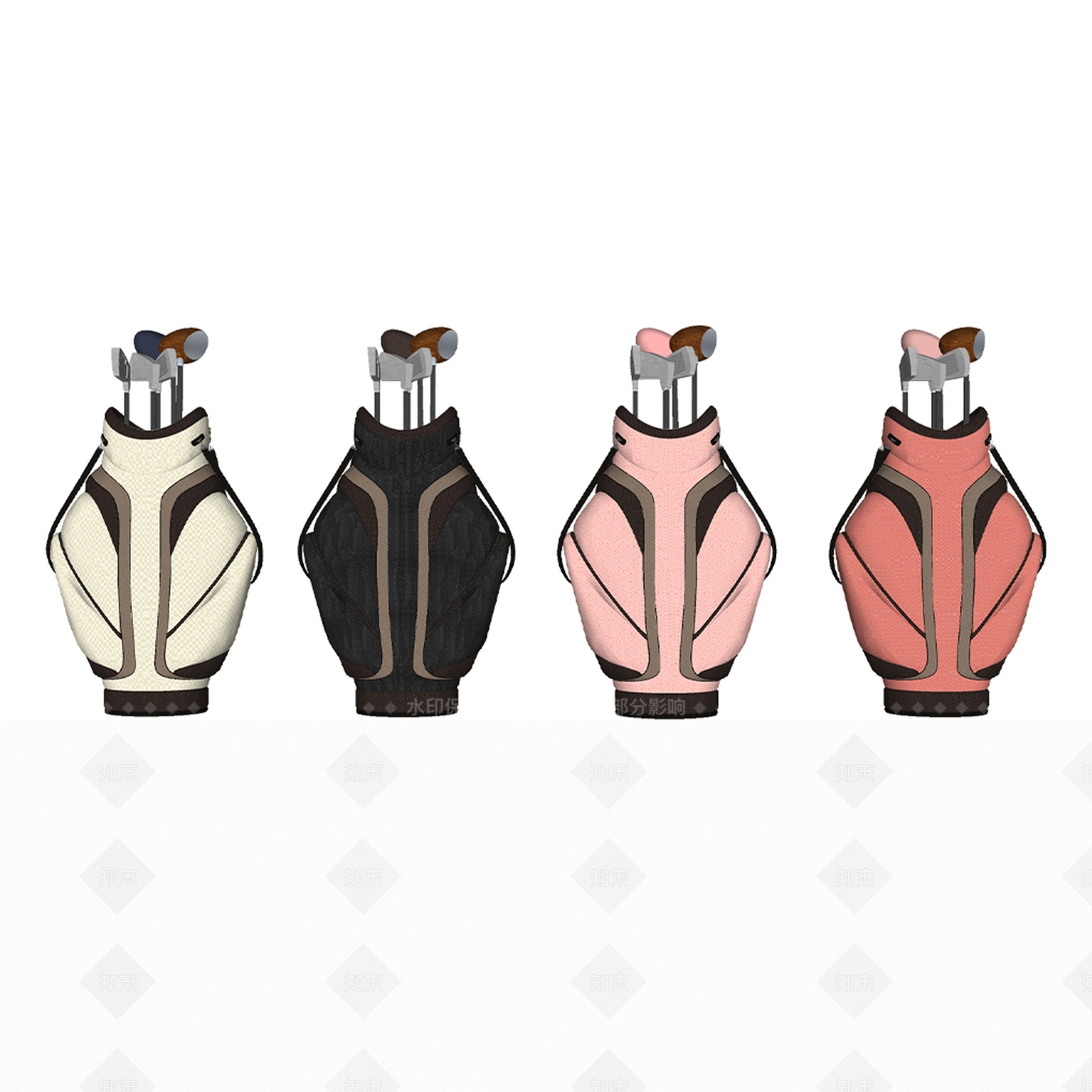 现代高尔夫球杆SU模型下载【ID:1115659493】