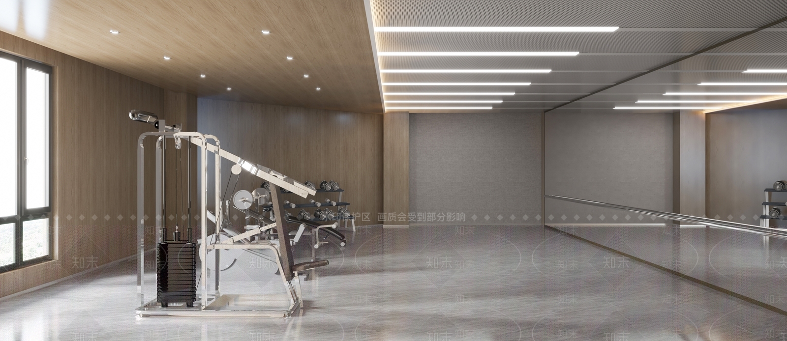 现代家居健身房3D模型下载【ID:1115698573】
