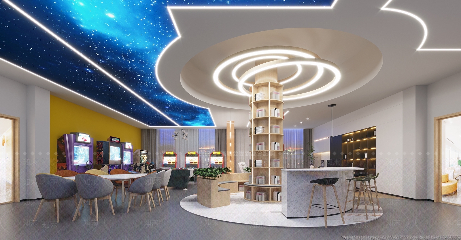 现代员工活动中心3D模型下载【ID:1115704564】
