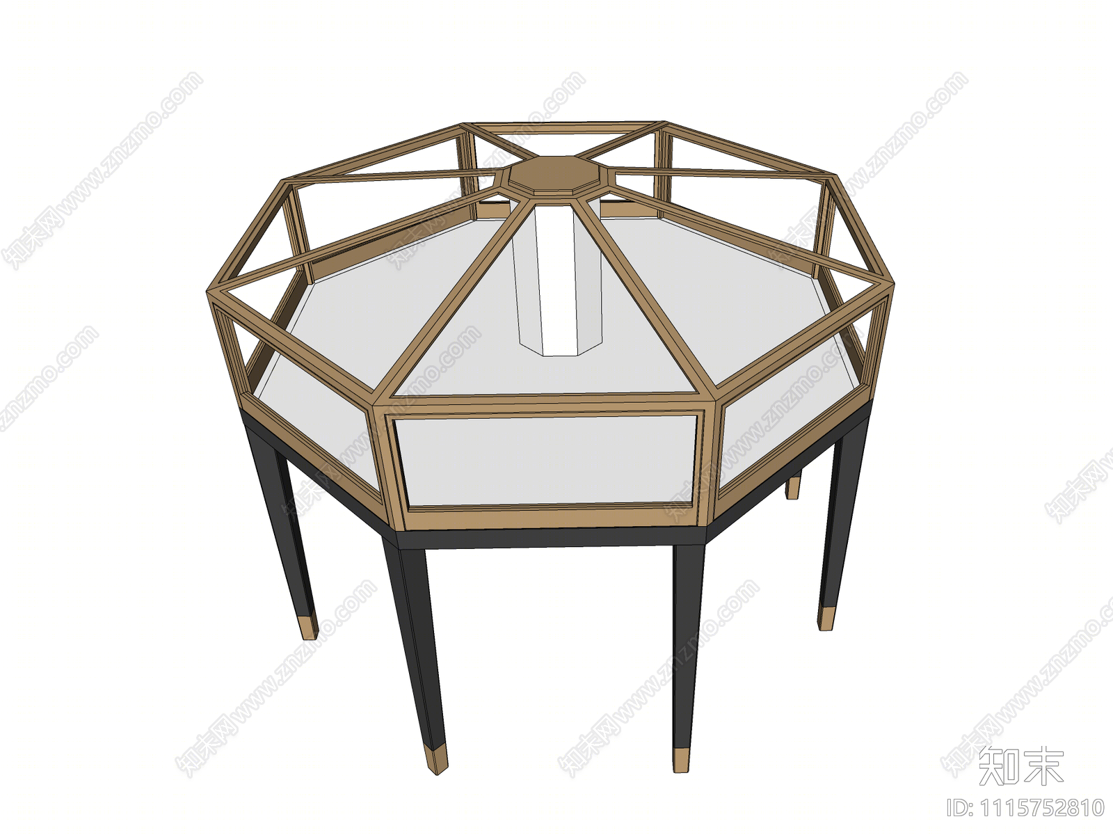 现代珠宝展柜SU模型下载【ID:1115752810】