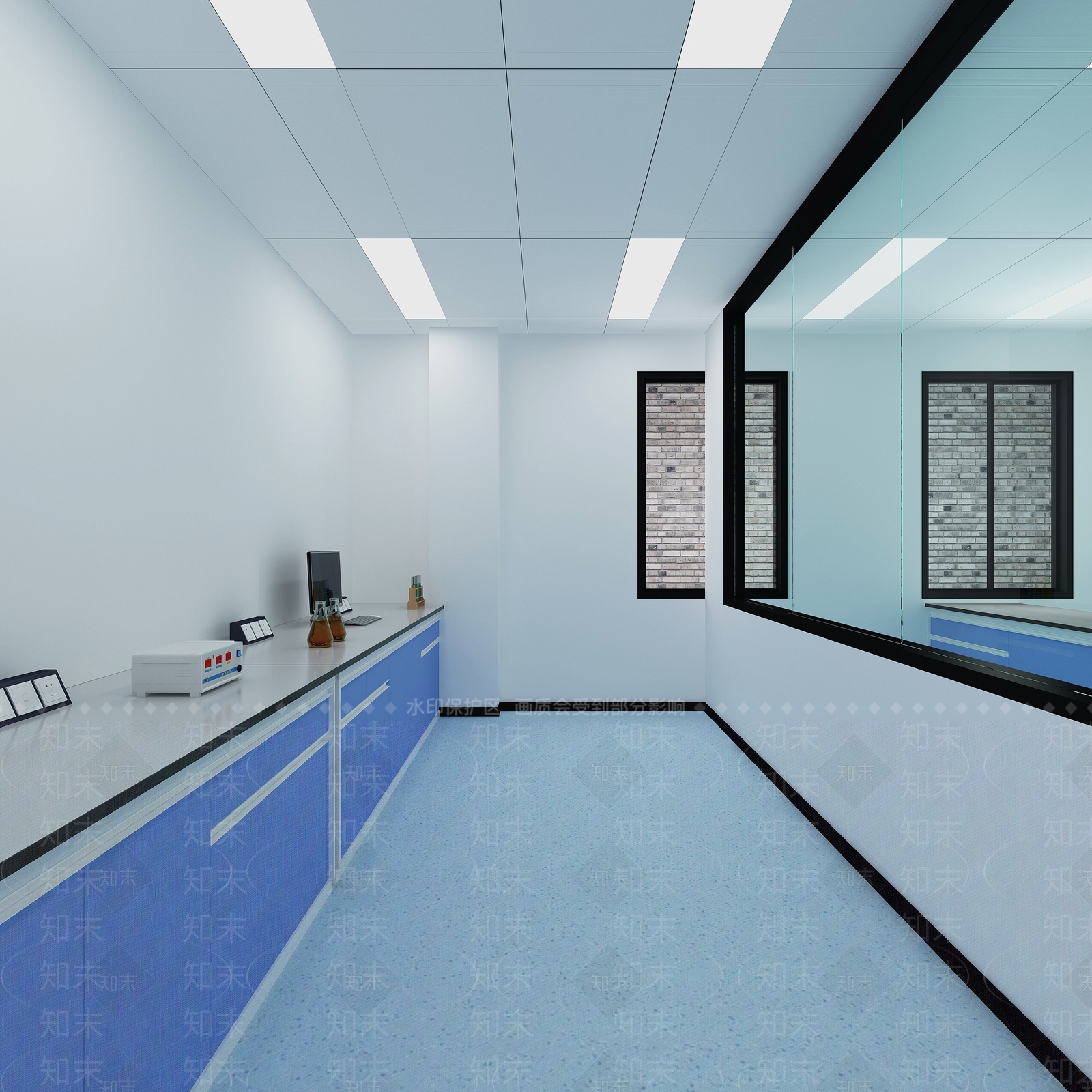 现代实验室3D模型下载【ID:1115772777】