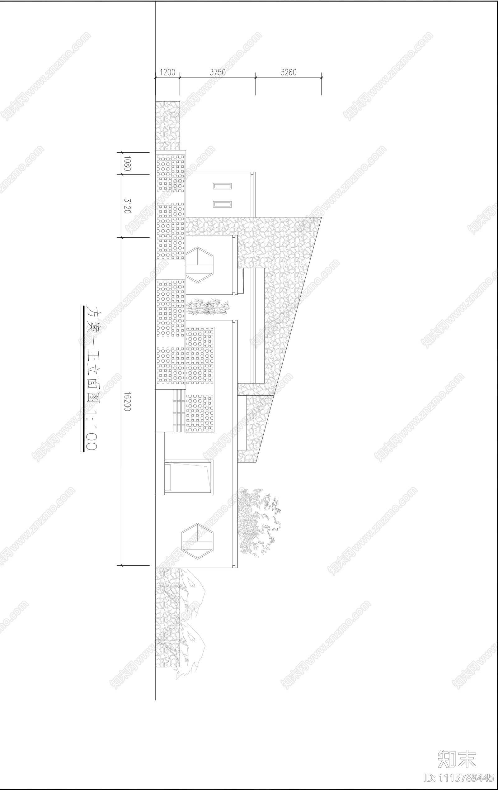 公厕方案施工图效果图cad施工图下载【ID:1115789445】