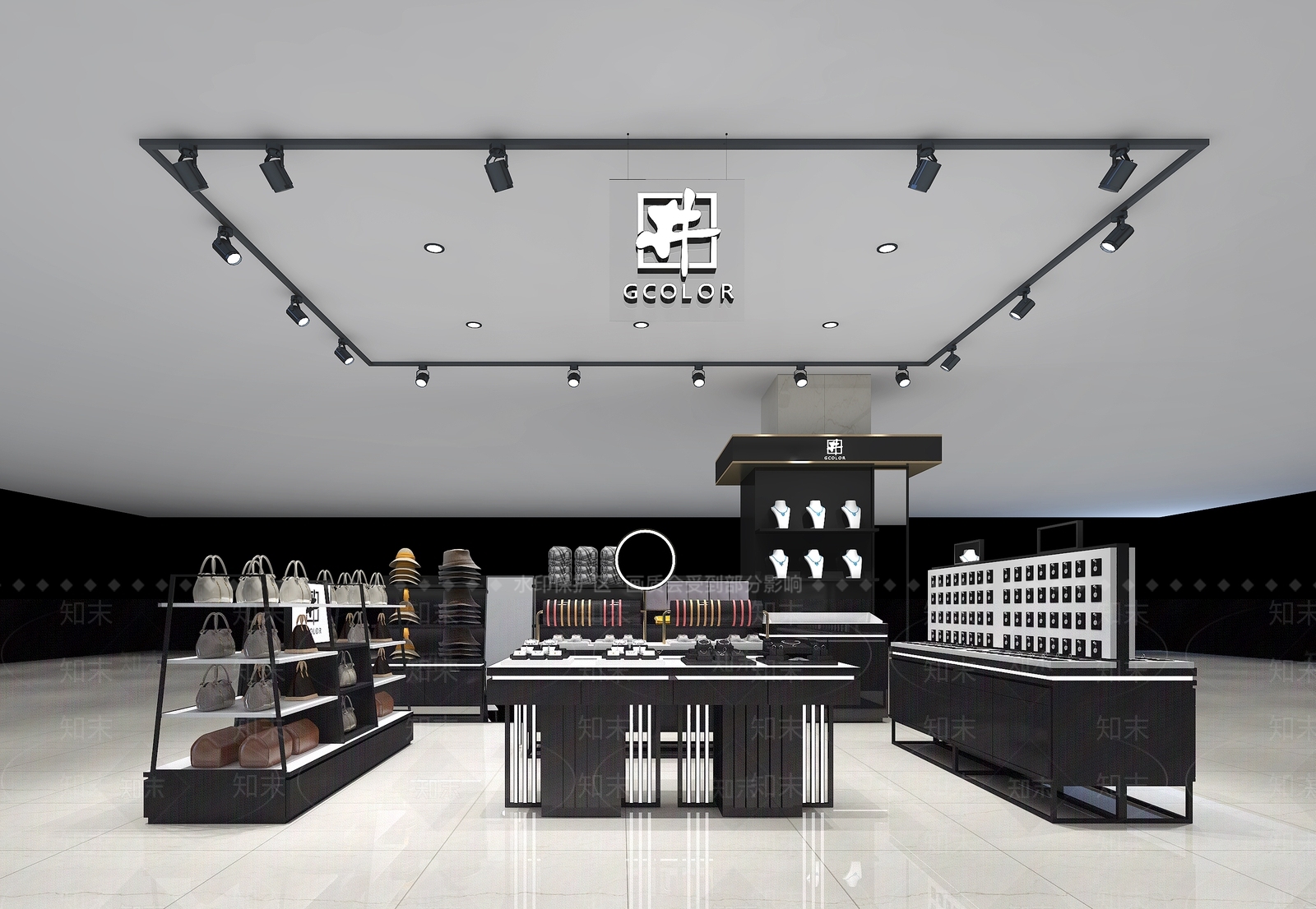 现代首饰店3D模型下载【ID:1115793887】