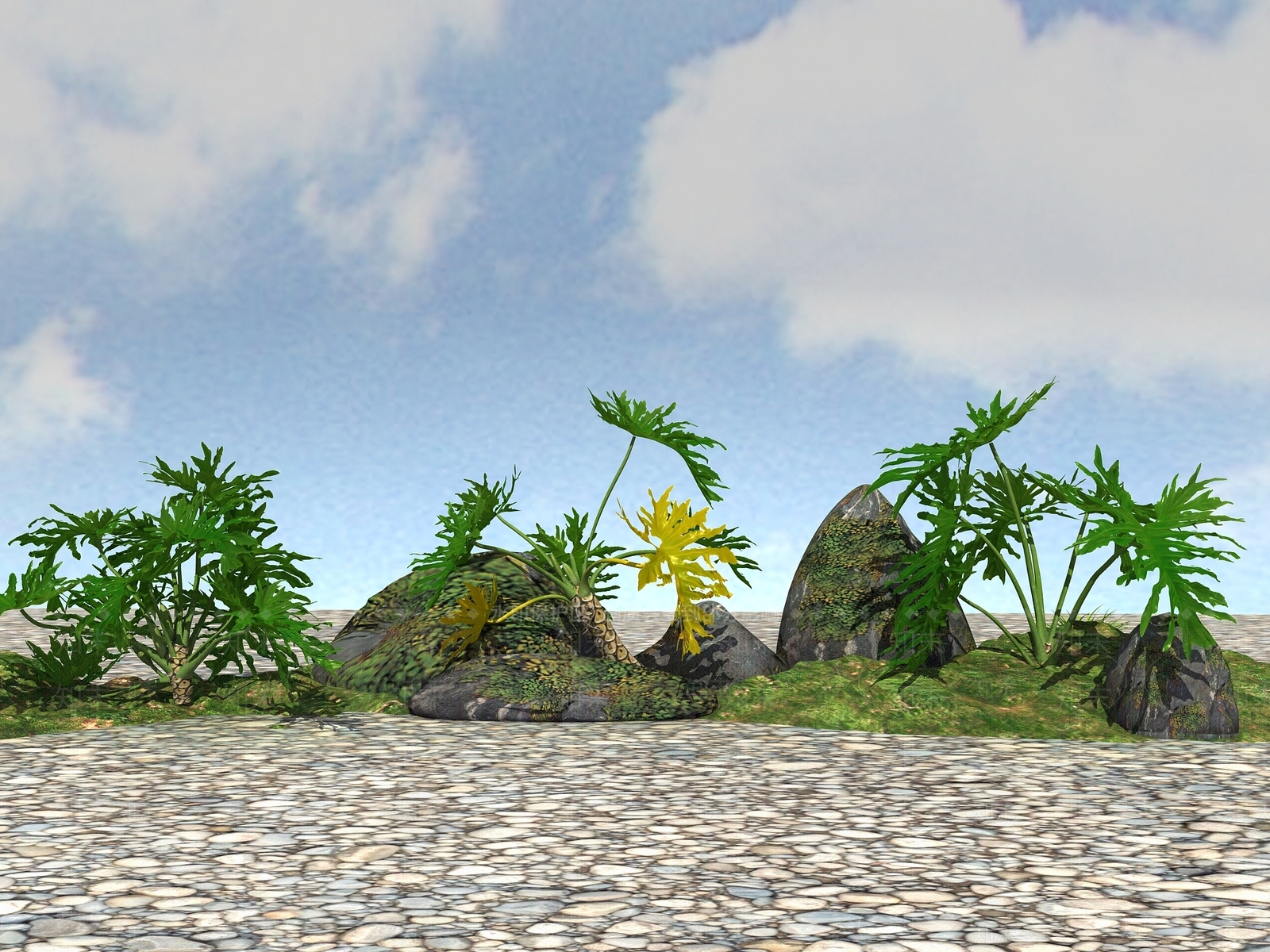 绿化植物3D模型下载【ID:1115811742】