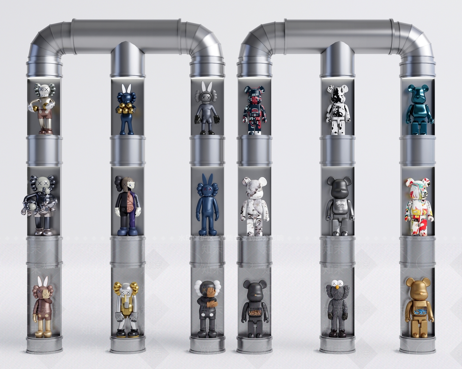 暴力熊玩偶3D模型下载【ID:1115815674】