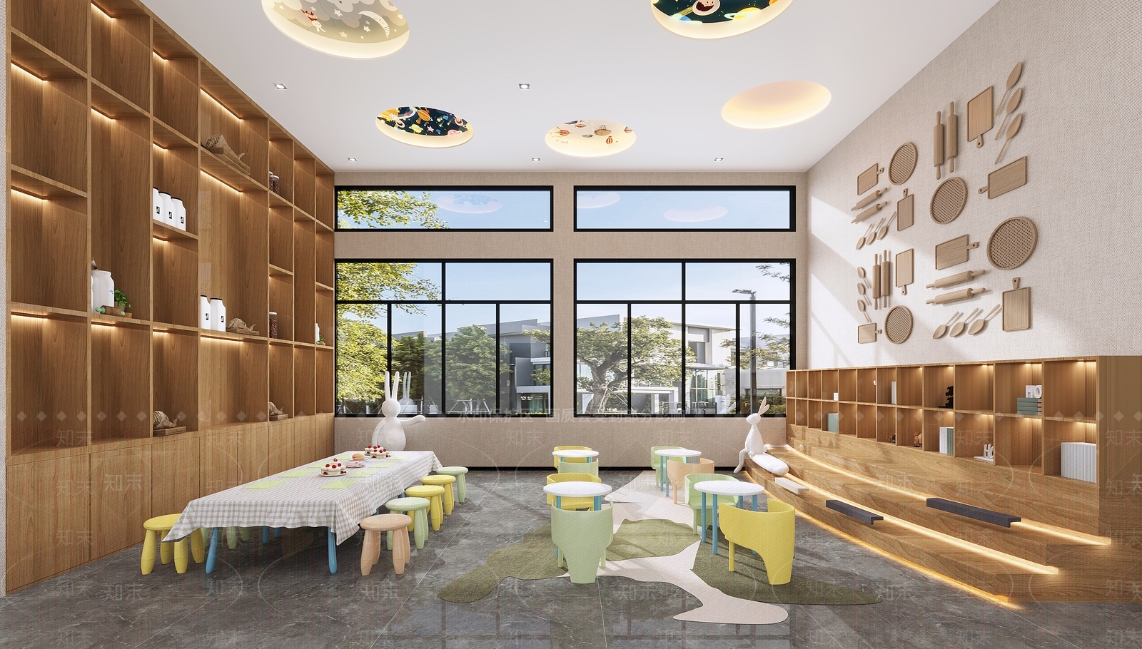 现代儿童DIY手工室3D模型下载【ID:1115825725】